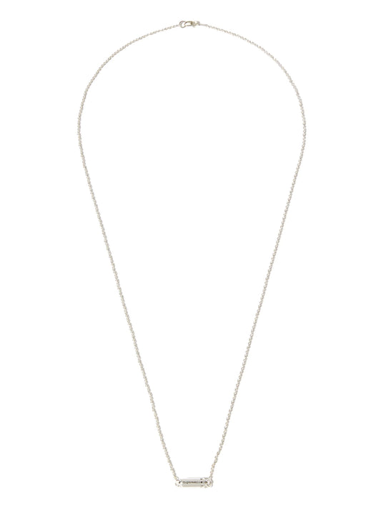 capsule pendant chain necklace