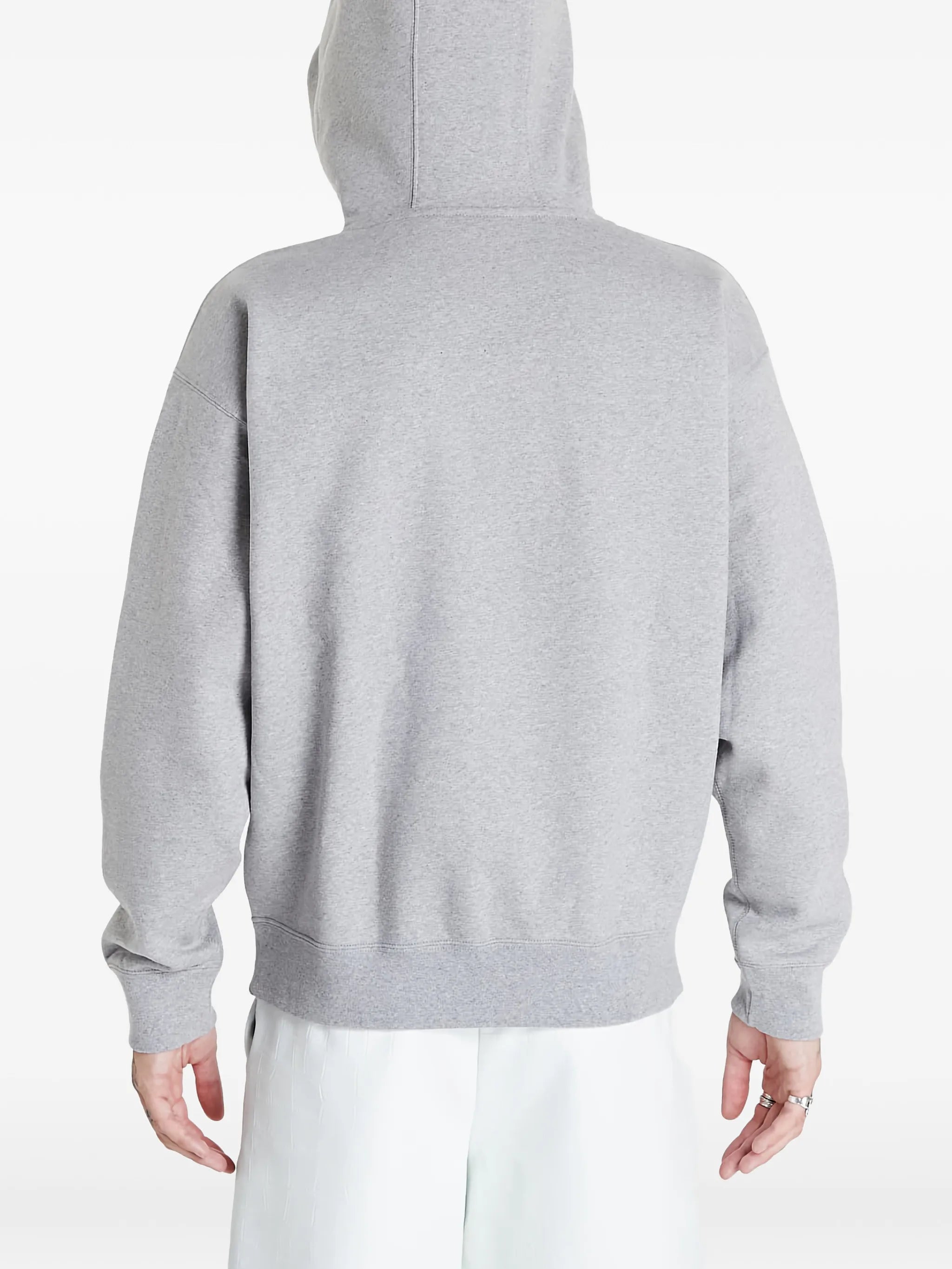Swoosh logo drawstring hoodie