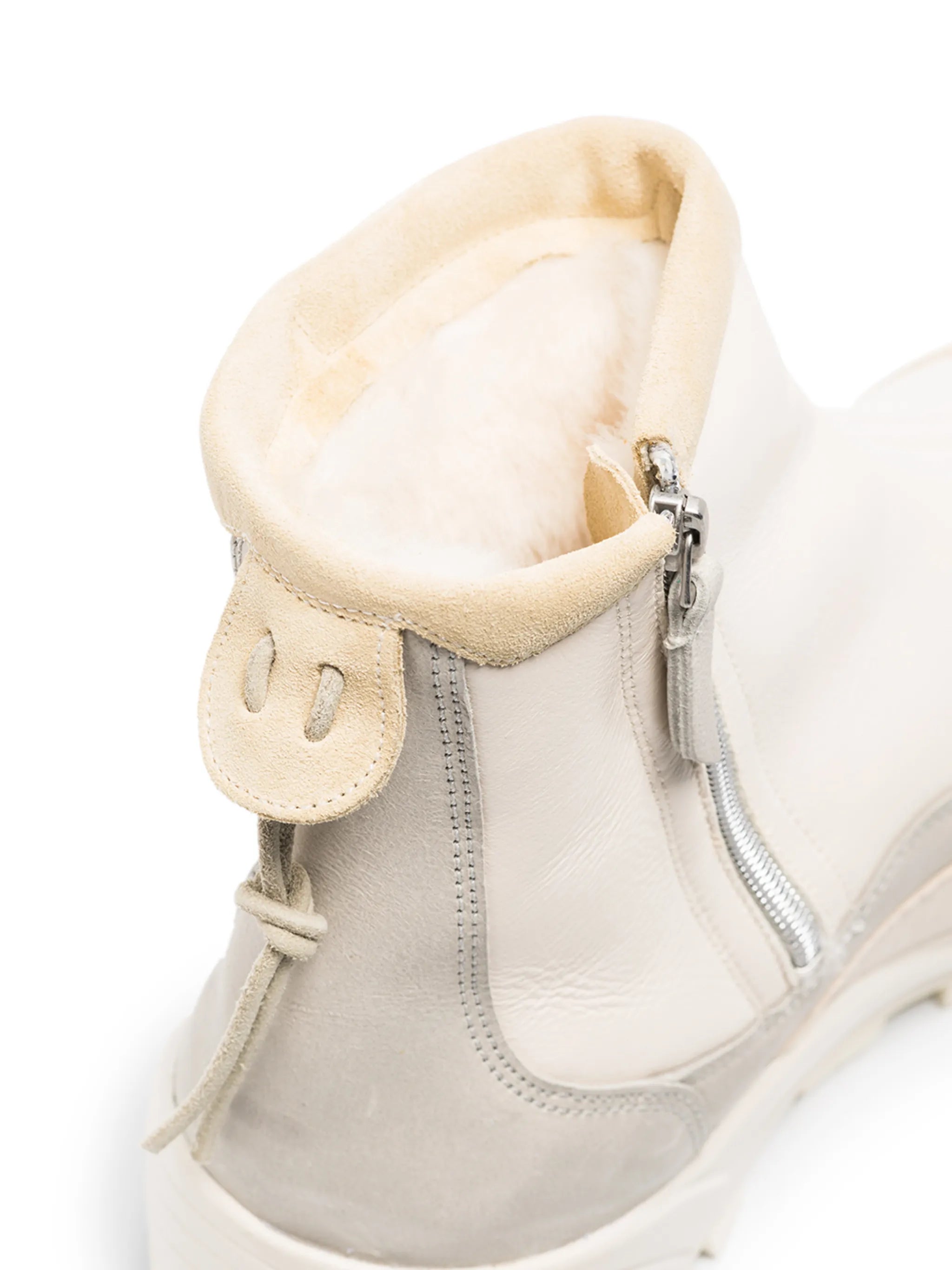panelled ankle boots
