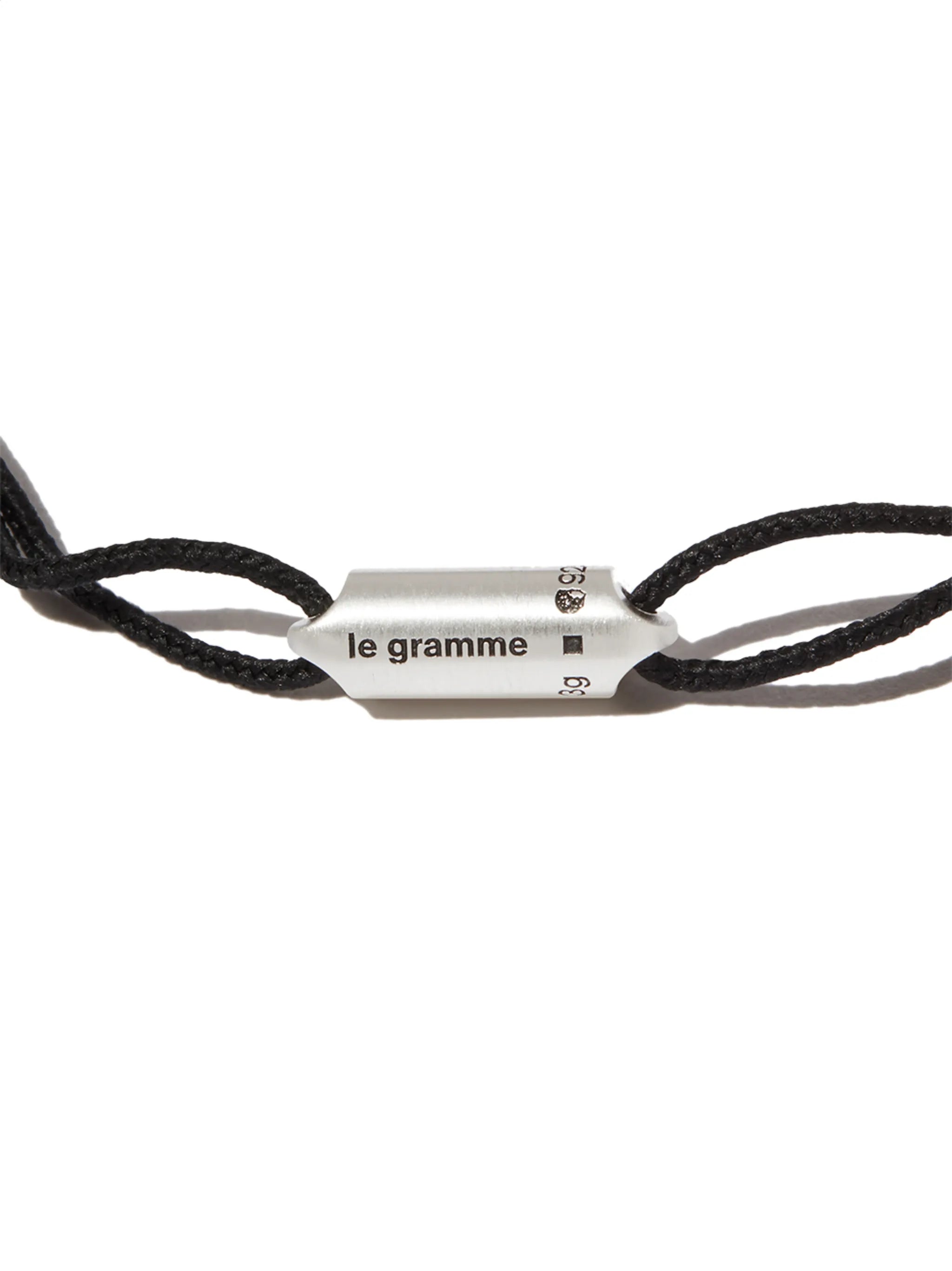 Le 3g brushed capsule cord bracelet