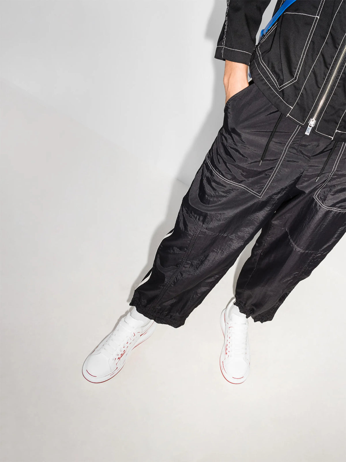 Oversized stamp sneakers
