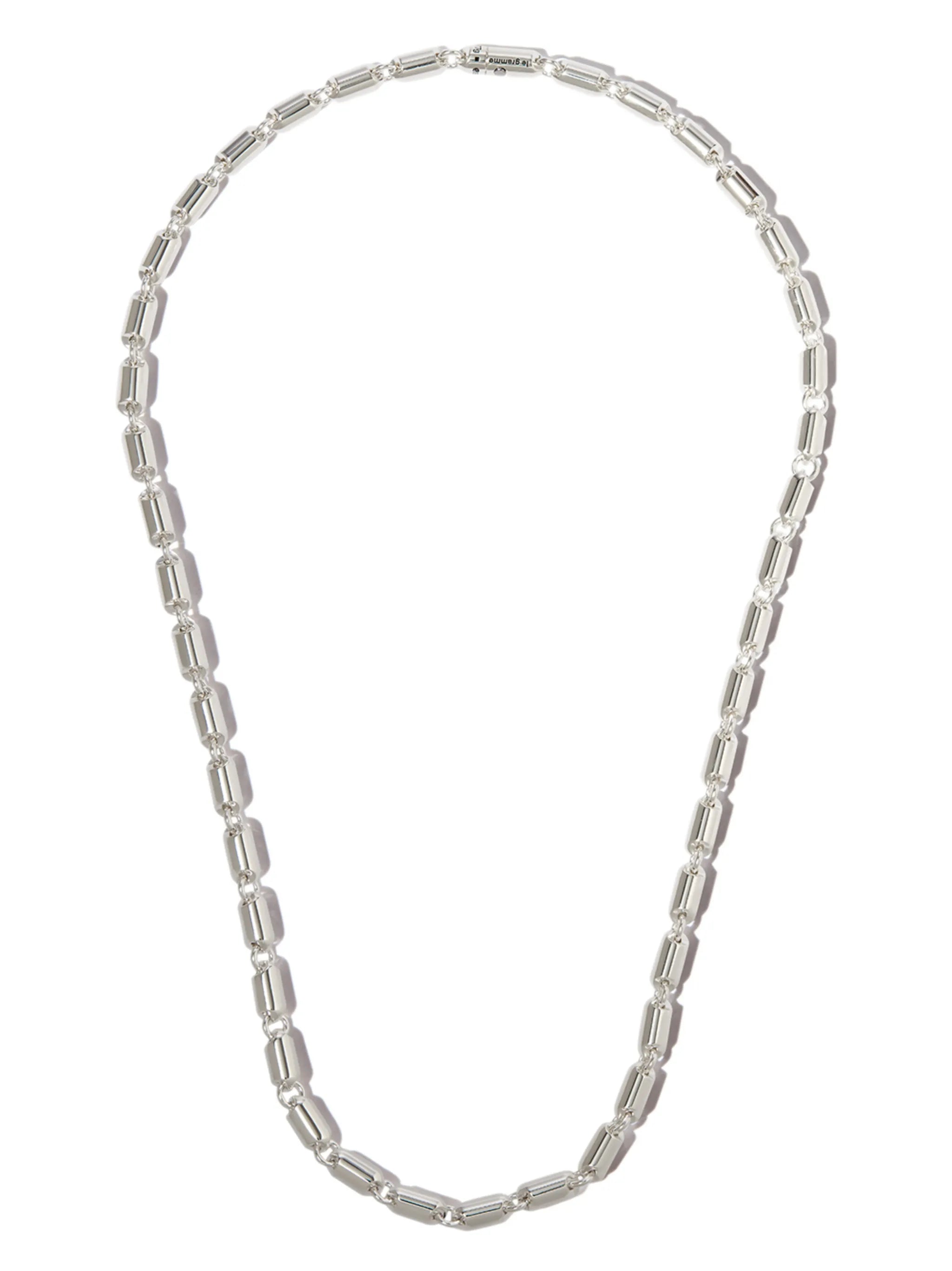 77g polished capsule necklace