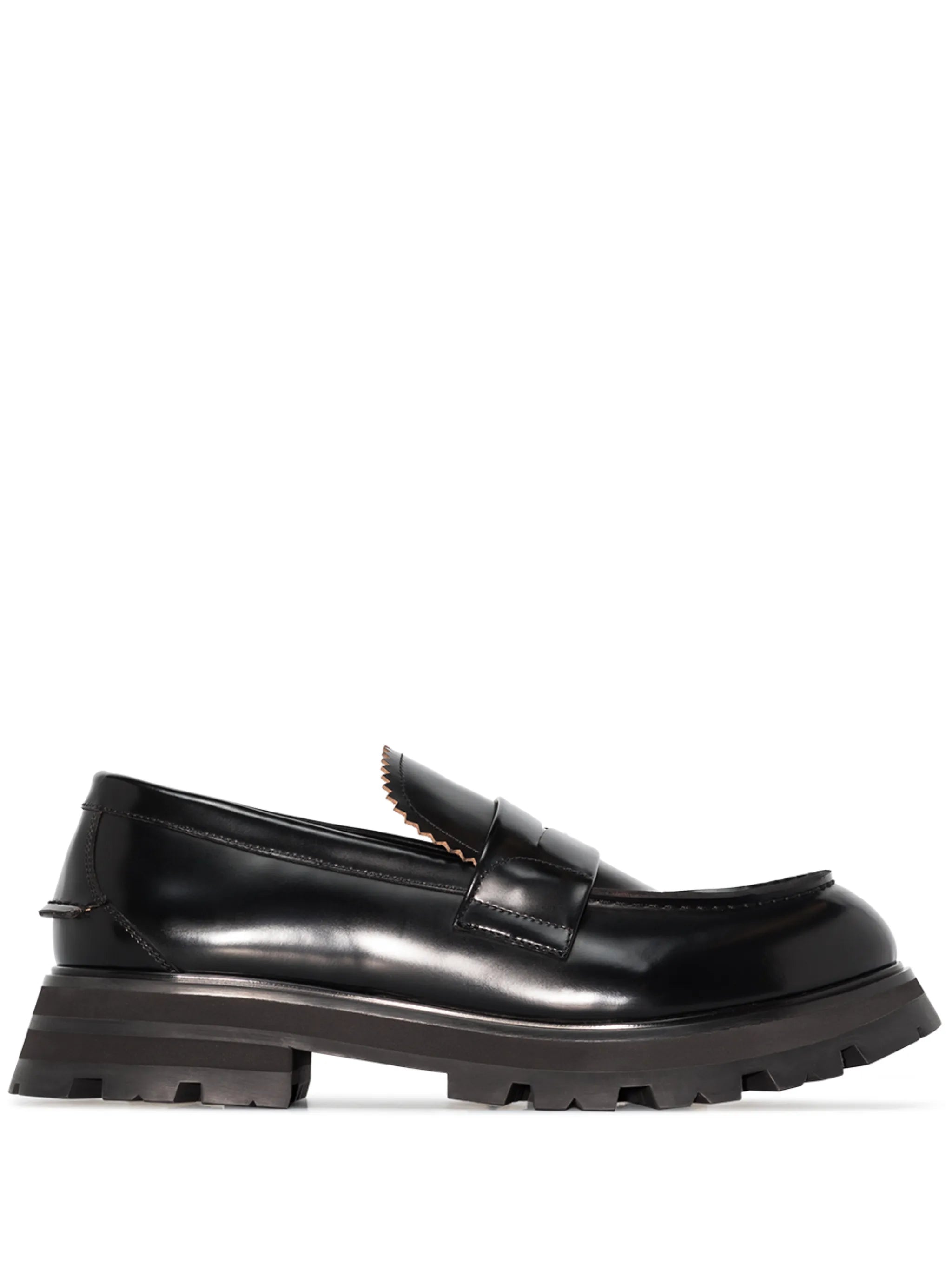 lug-sole penny loafers