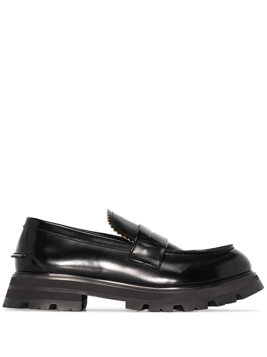 lug-sole penny loafers