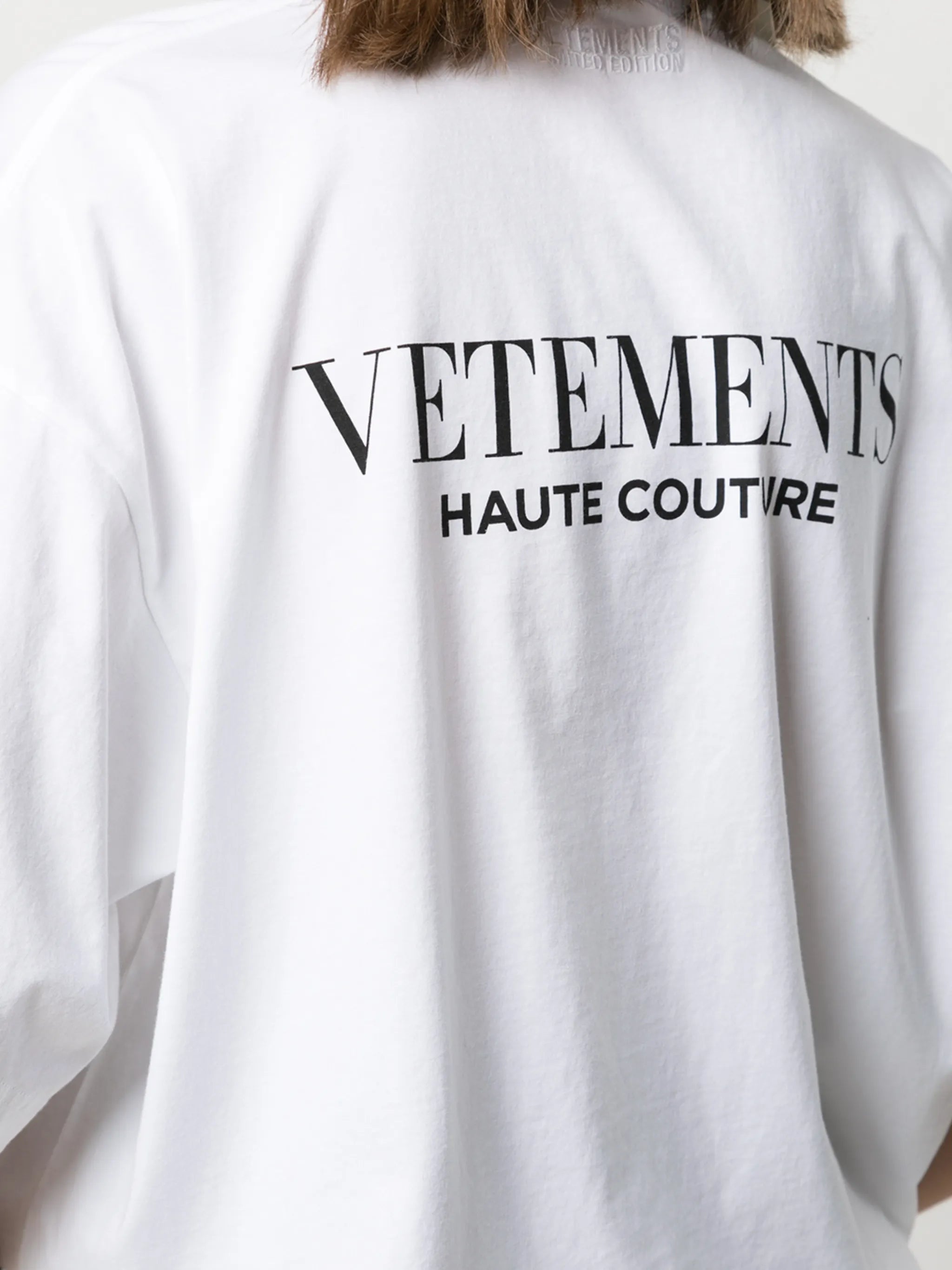 slogan-print short-sleeve T-shirt