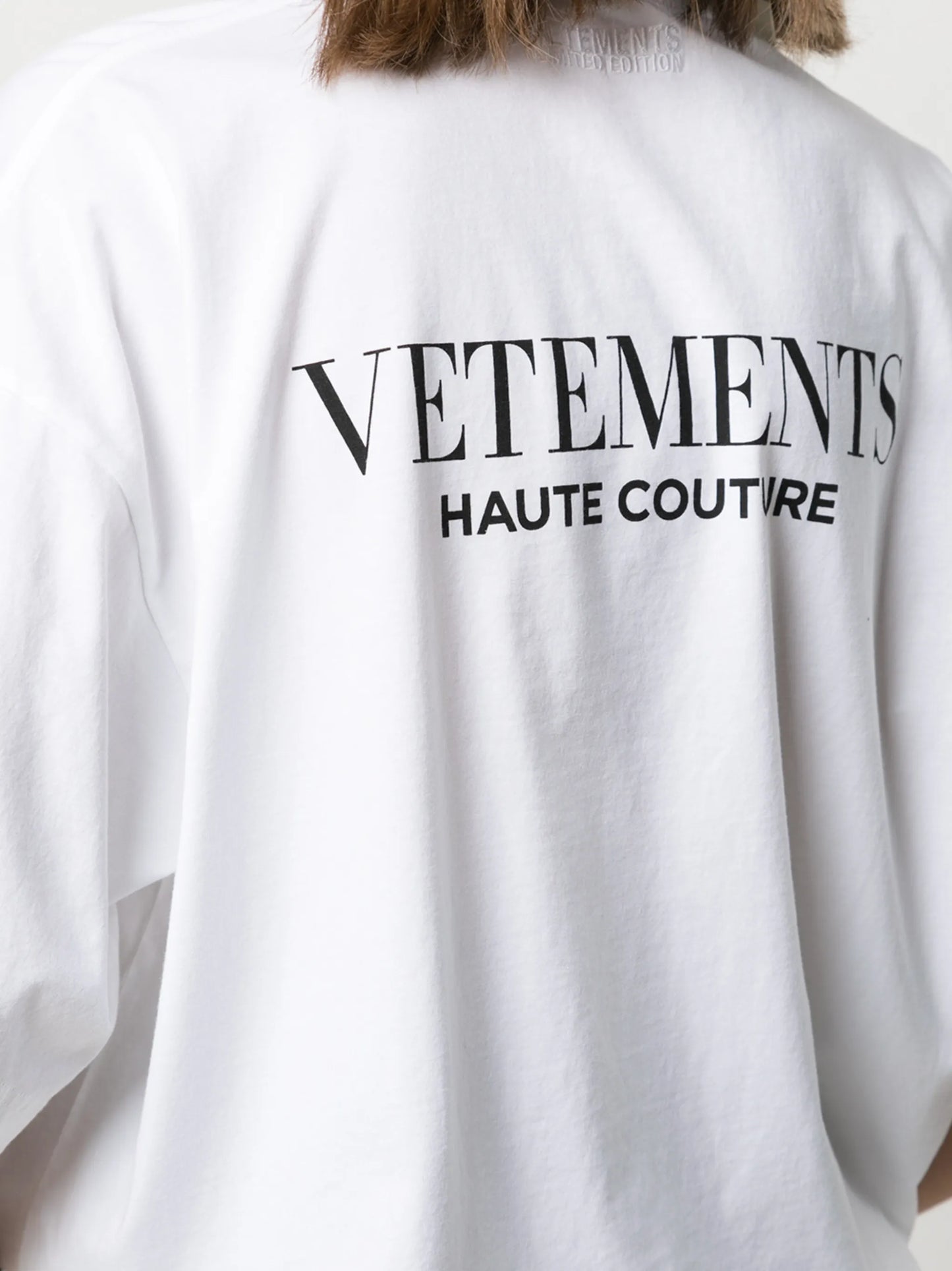 slogan-print short-sleeve T-shirt