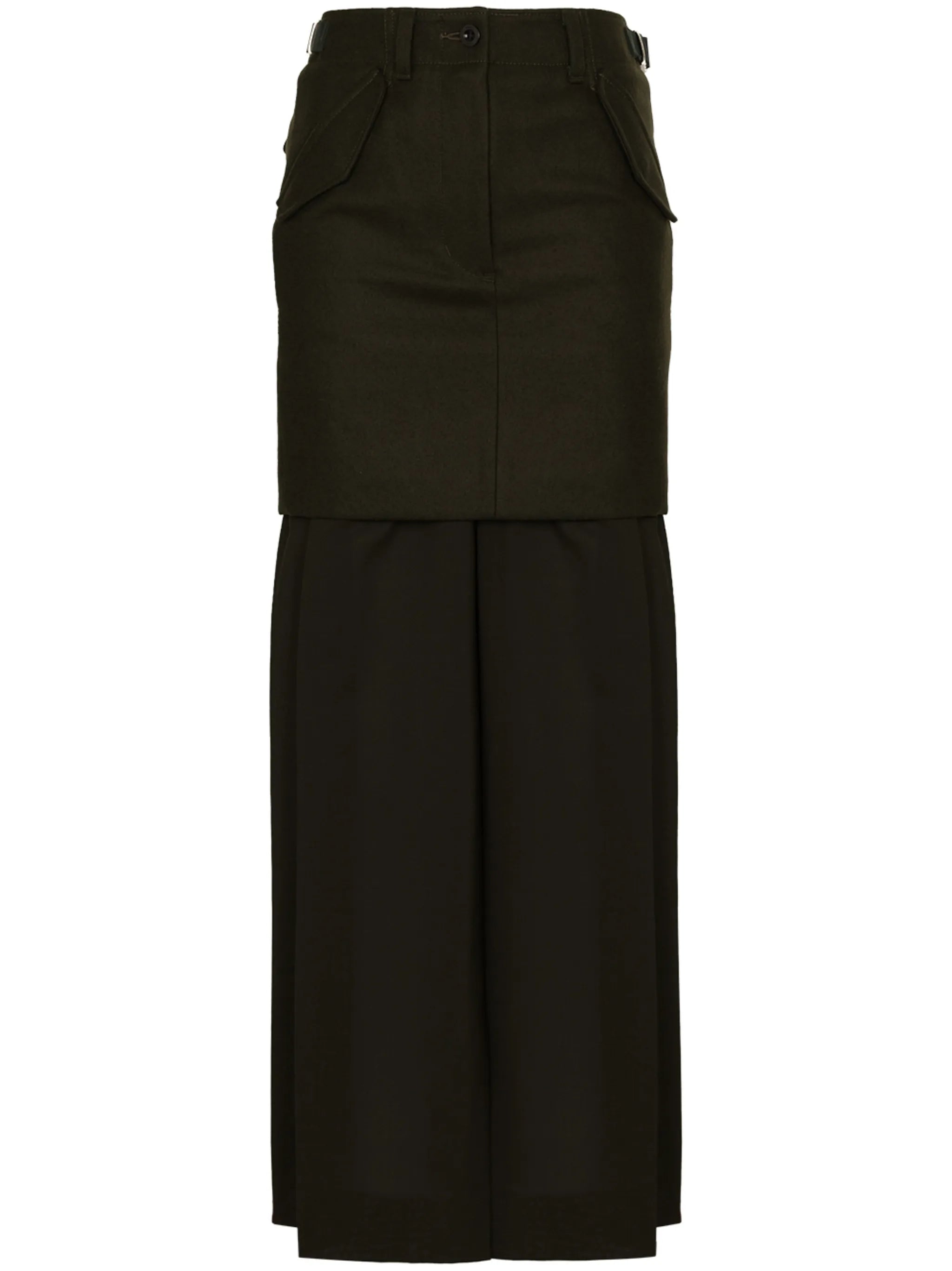 layered maxi skirt