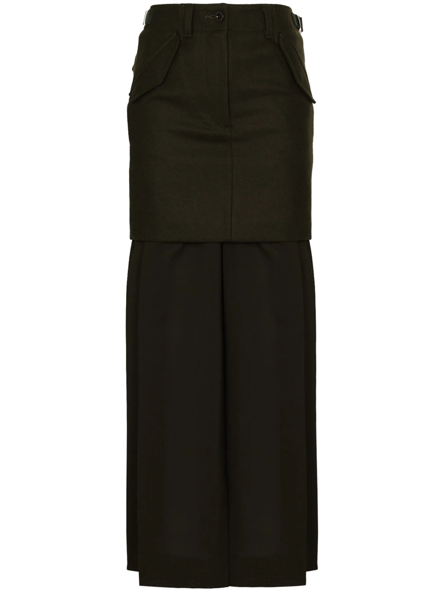 layered maxi skirt