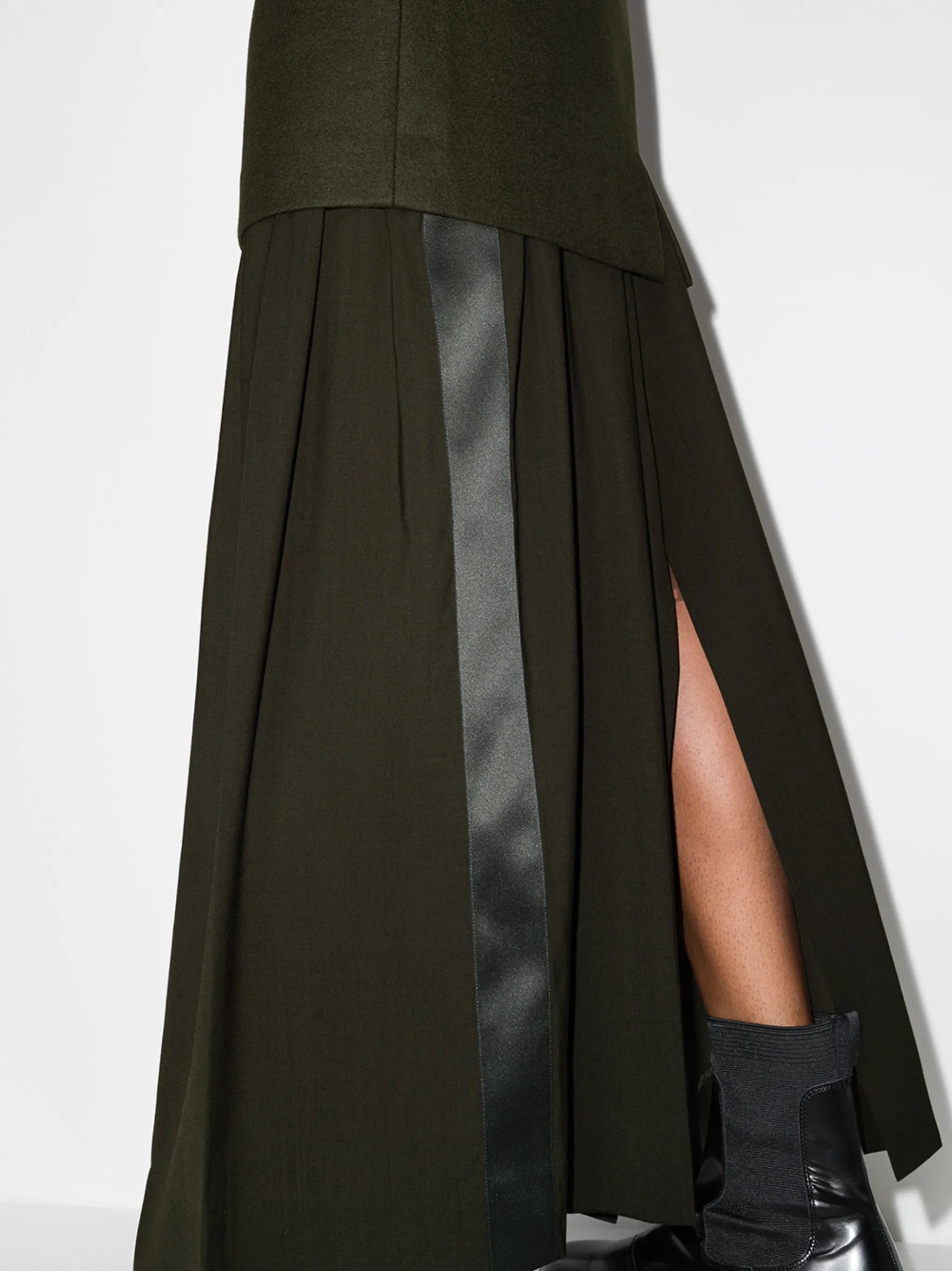 layered maxi skirt
