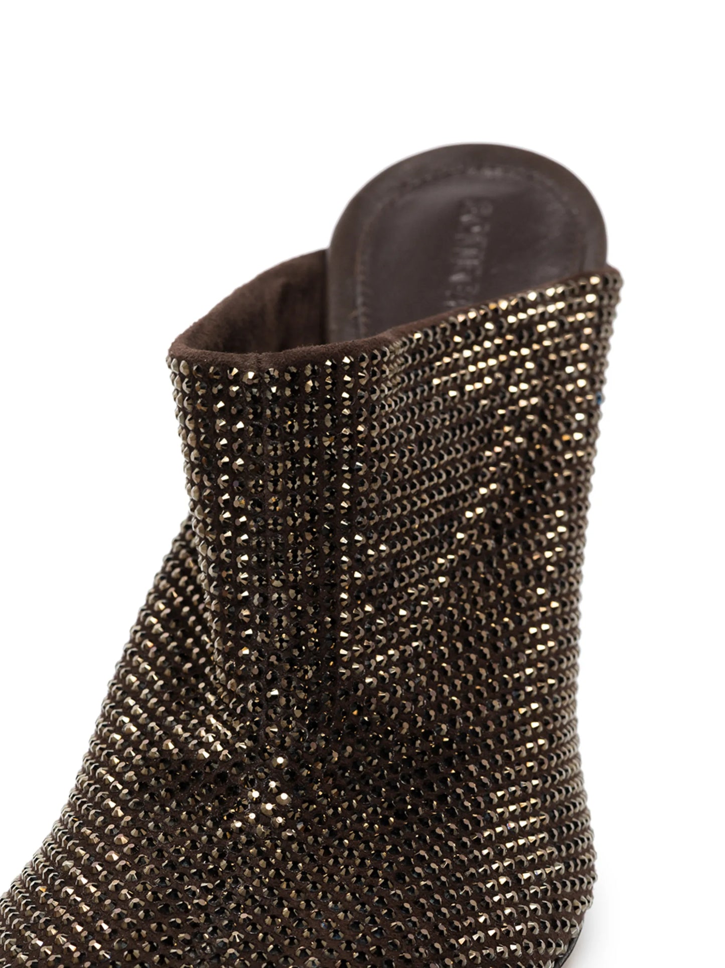 Dot Sock 90mm embellished mules
