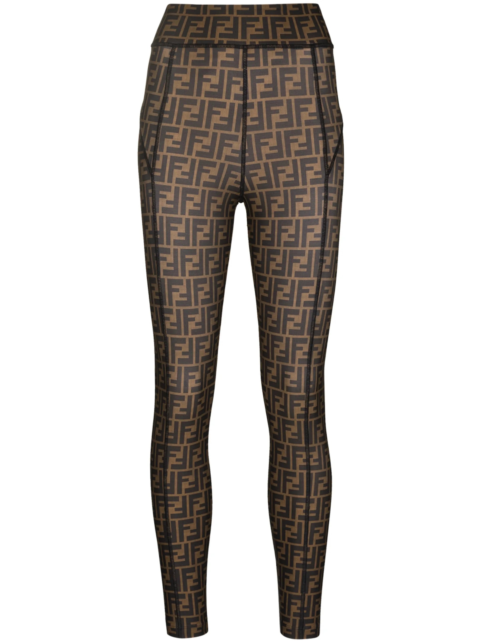 FF-logo high-rise performance leggings