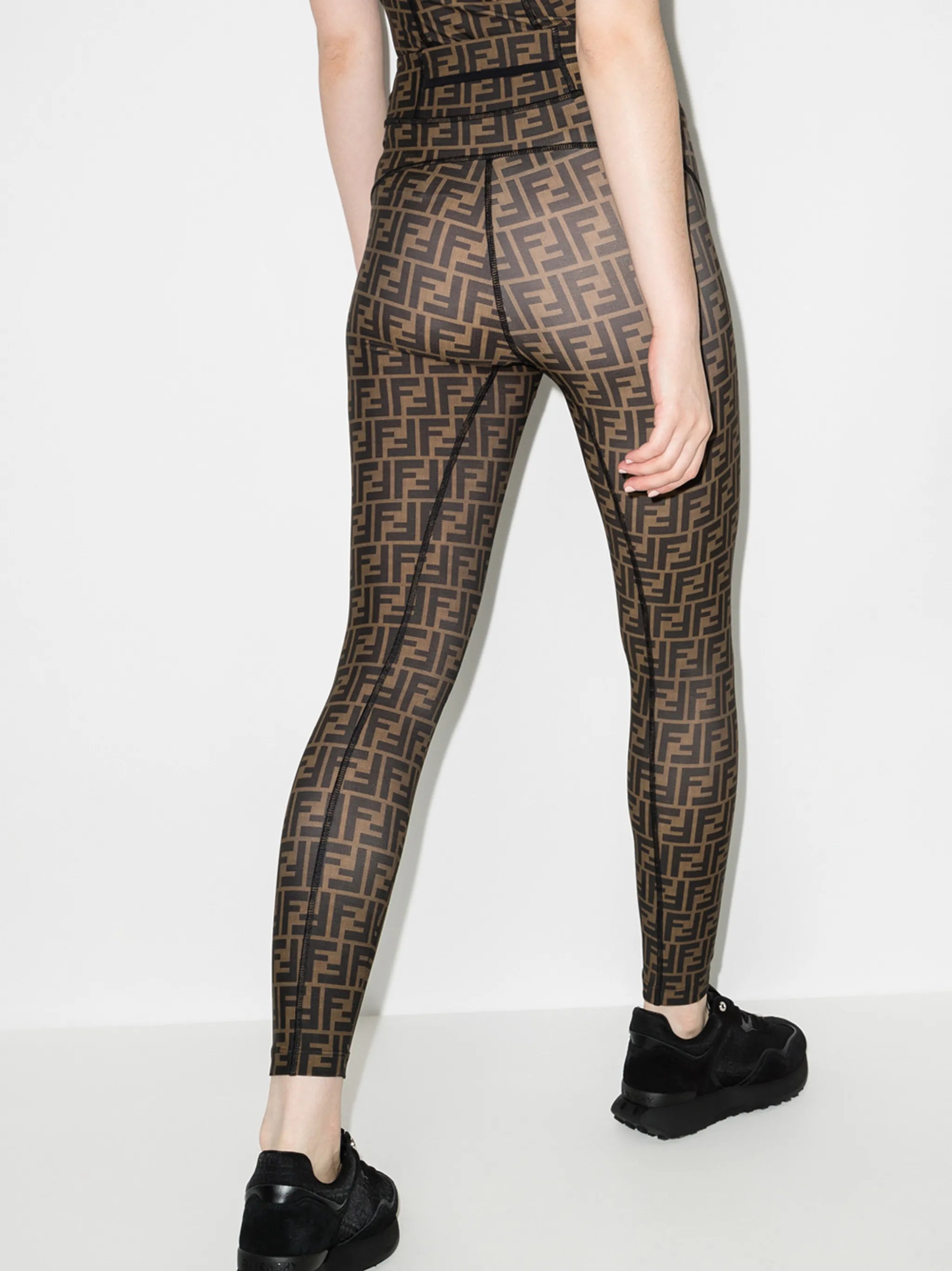 FF-logo high-rise performance leggings