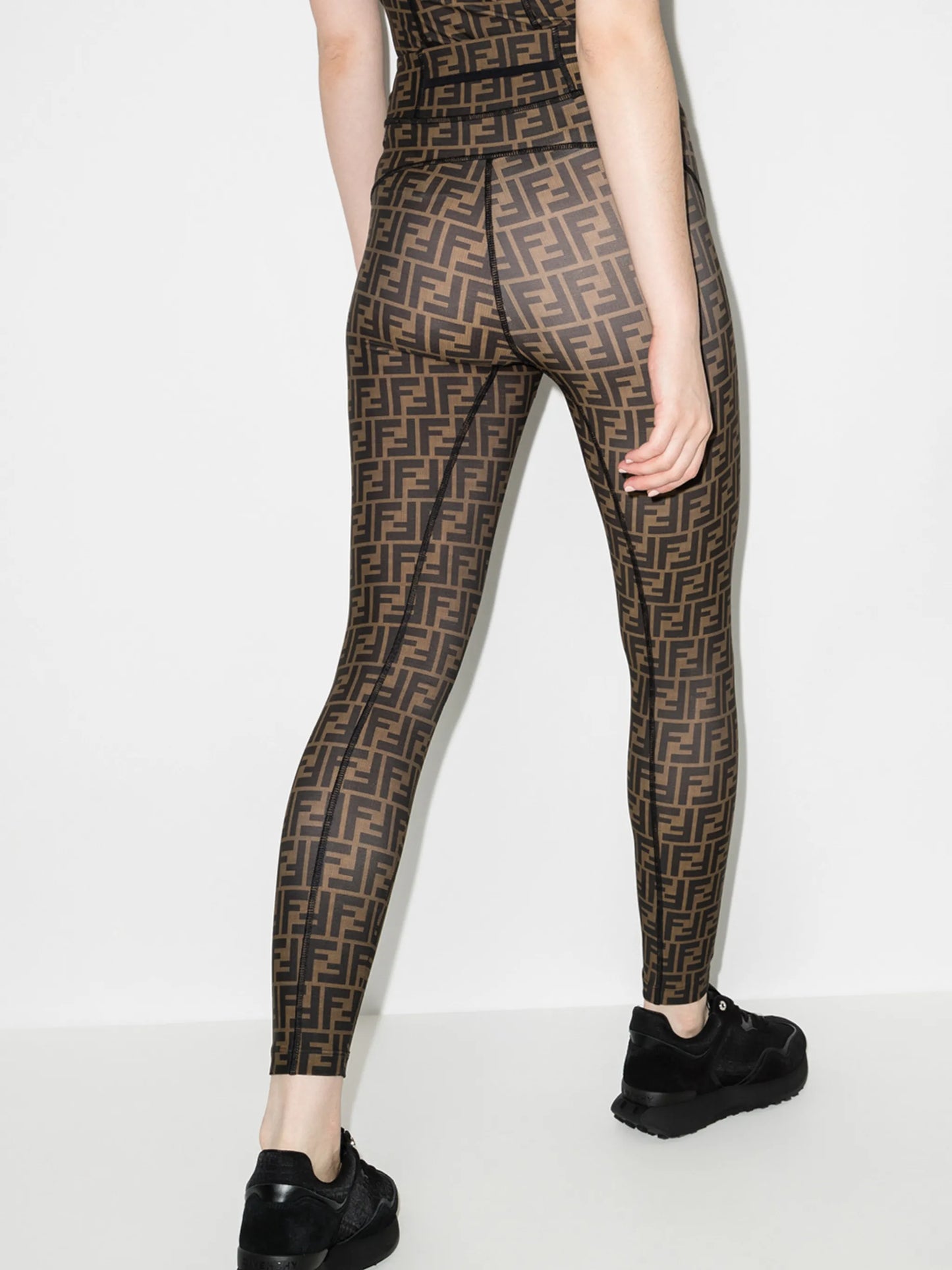 FF-logo high-rise performance leggings