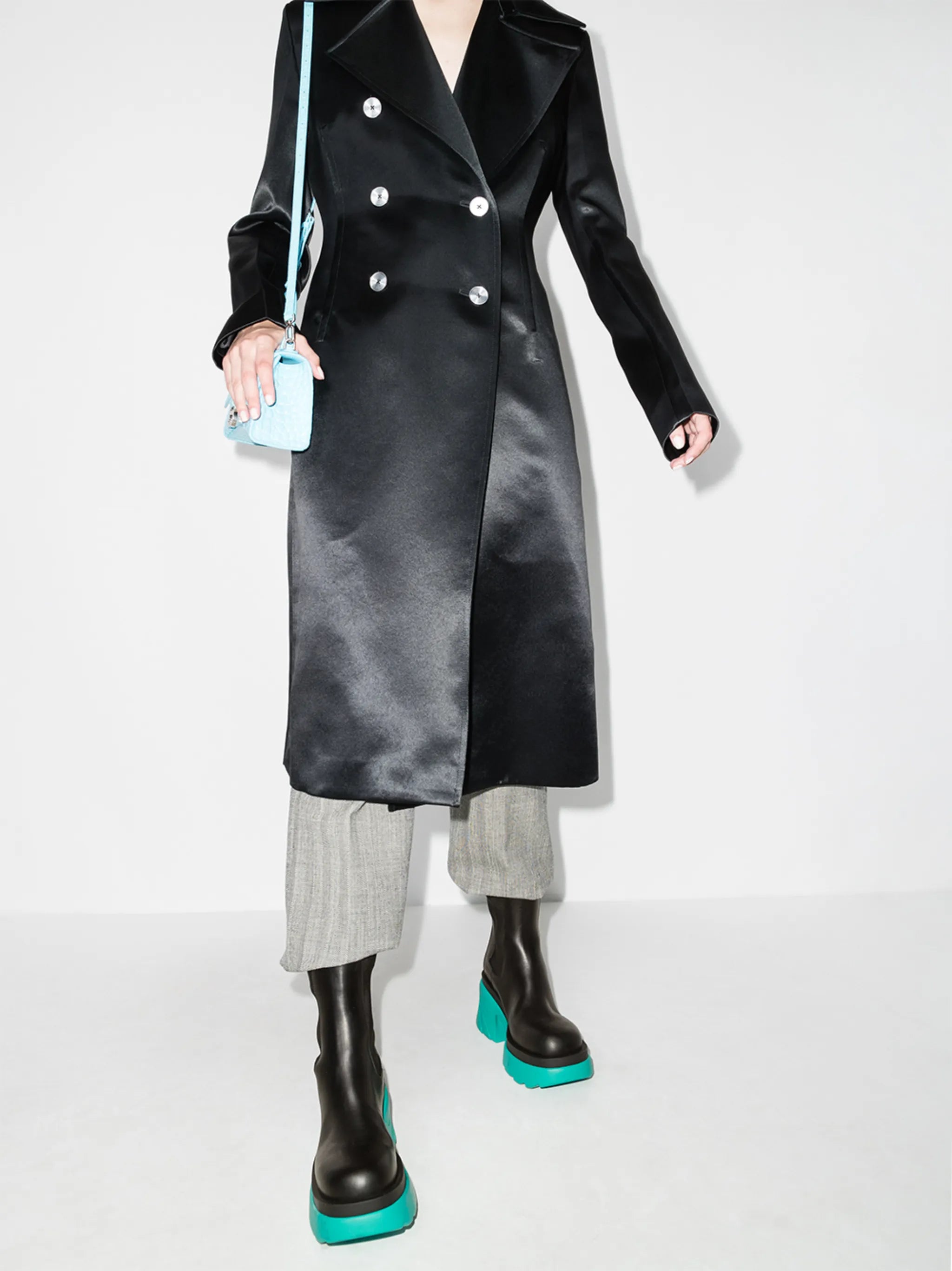 contrast sole platform ankle boots