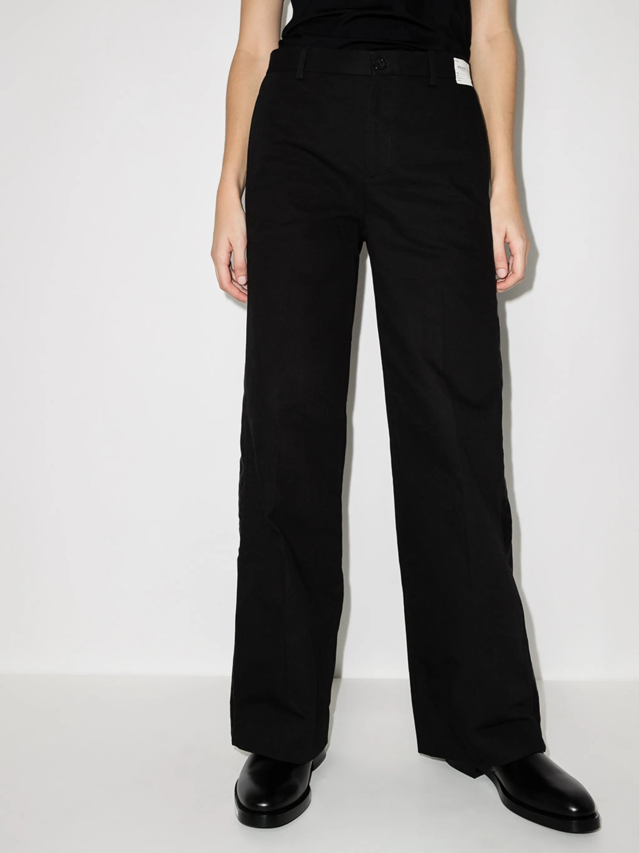 Rental logo-patch flared trousers