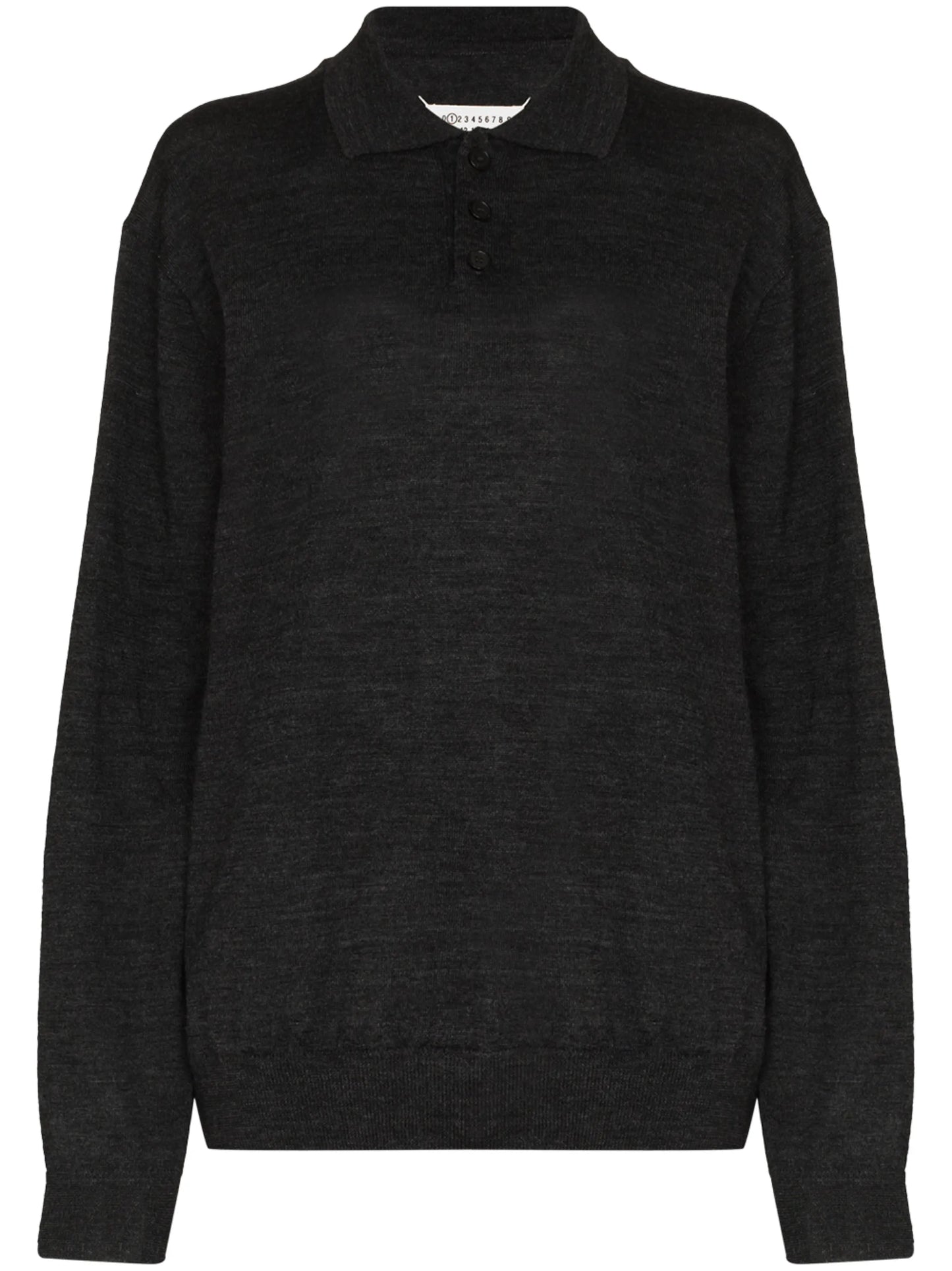 elbow-patch polo jumper