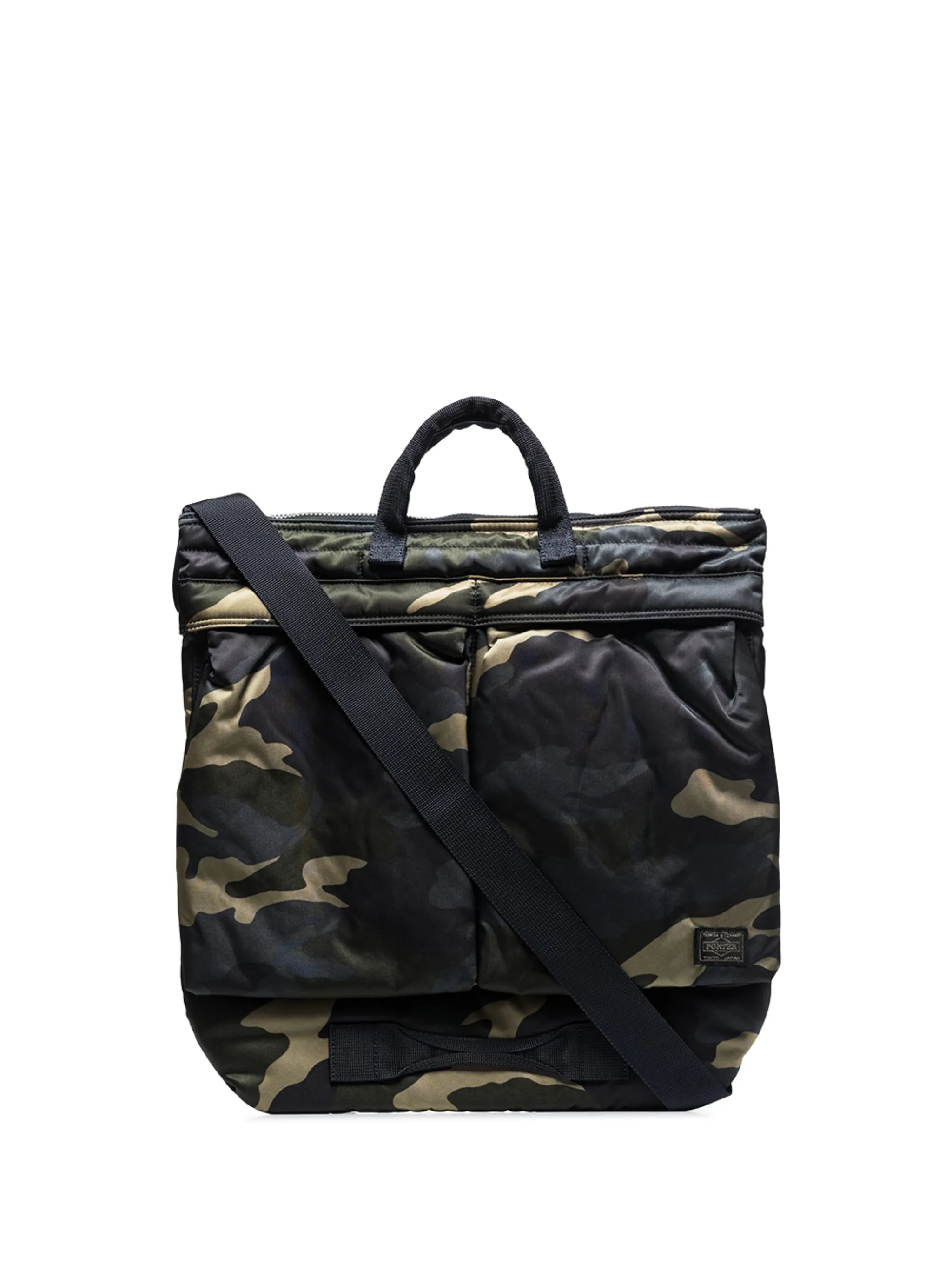 Helmet camouflage tote bag