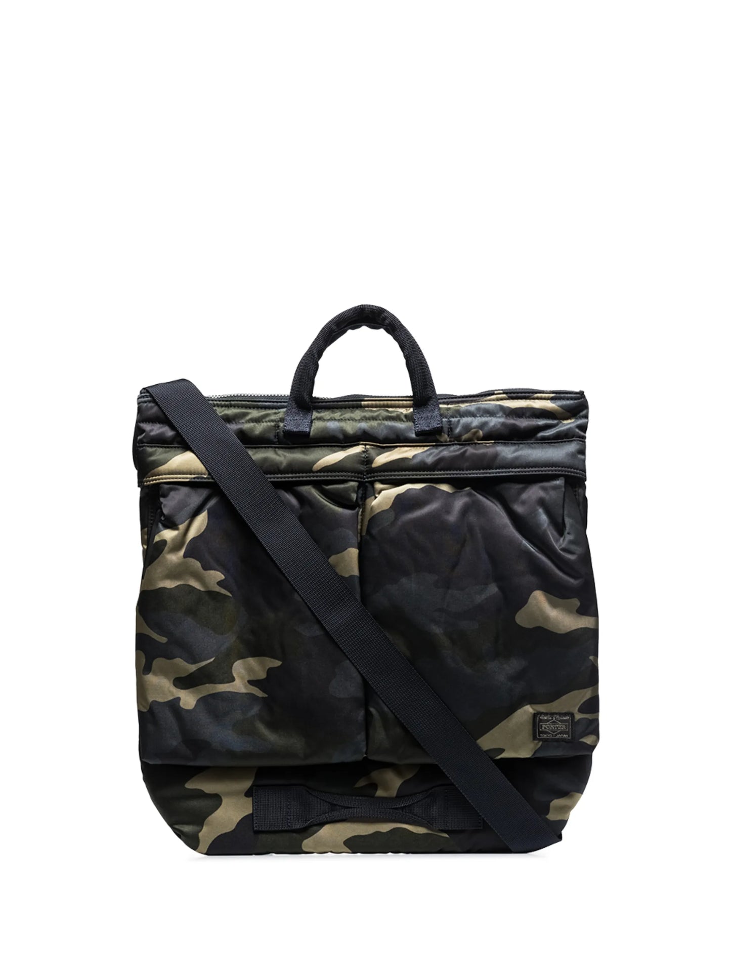 Helmet camouflage tote bag