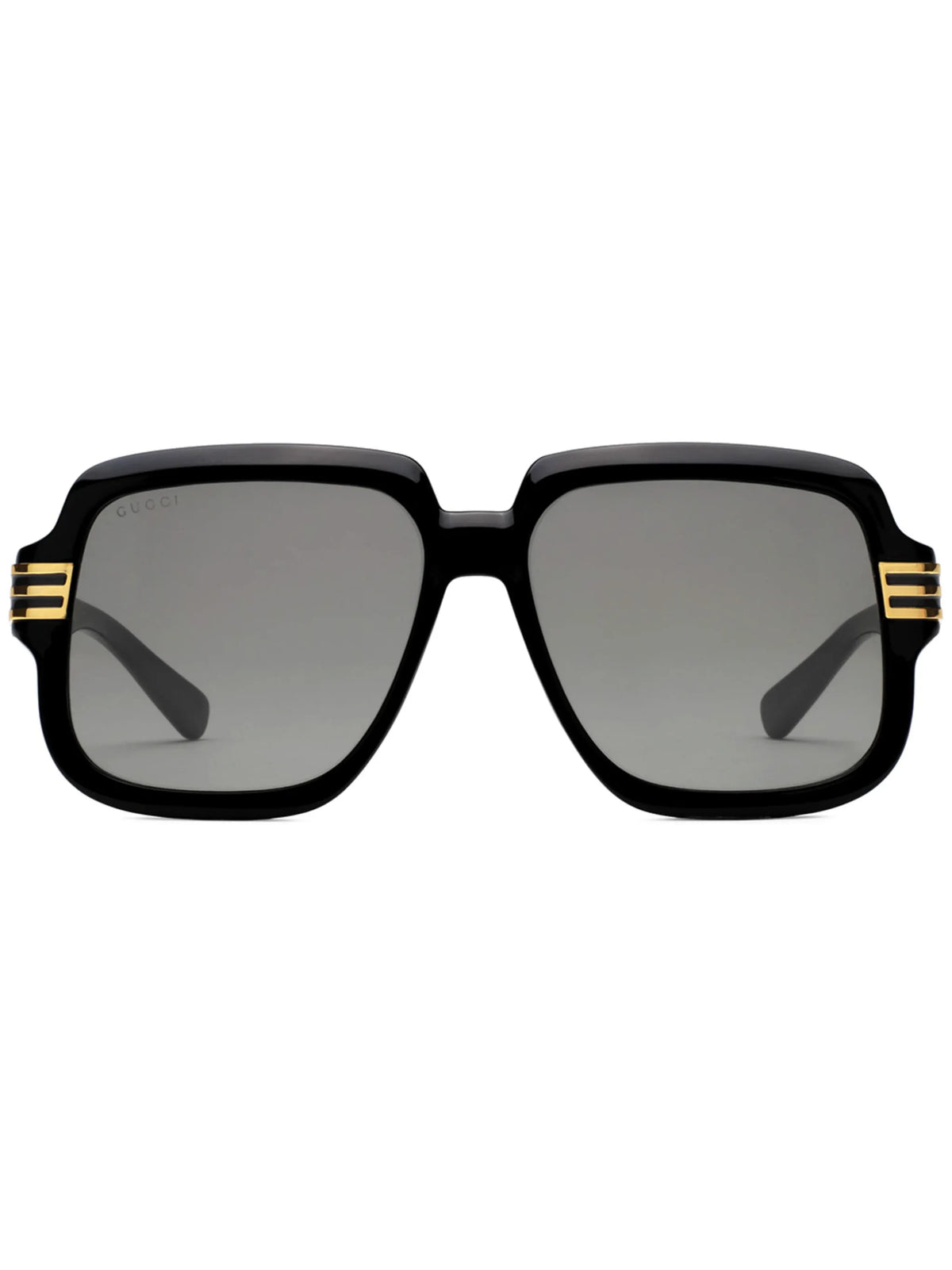 logo print oversized-frame sunglasses
