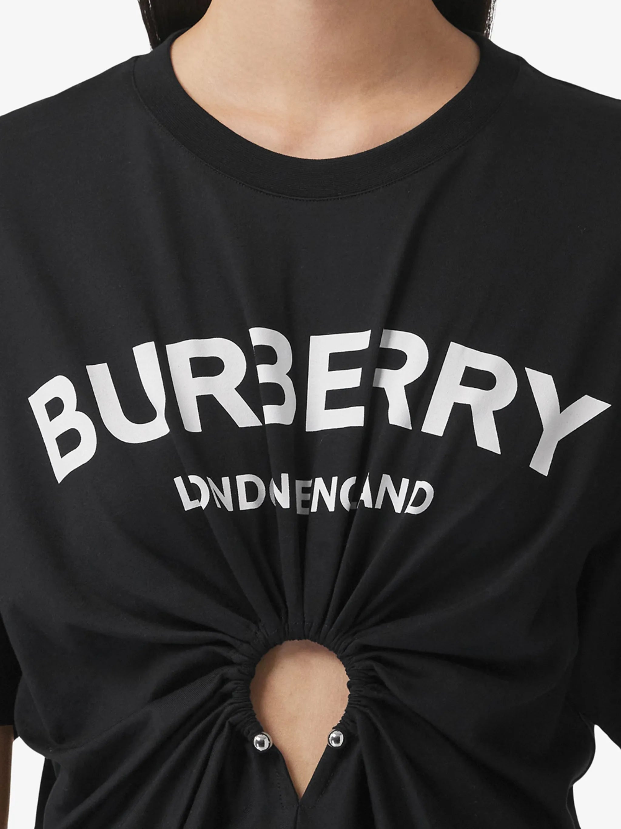 ring-detail T-shirt