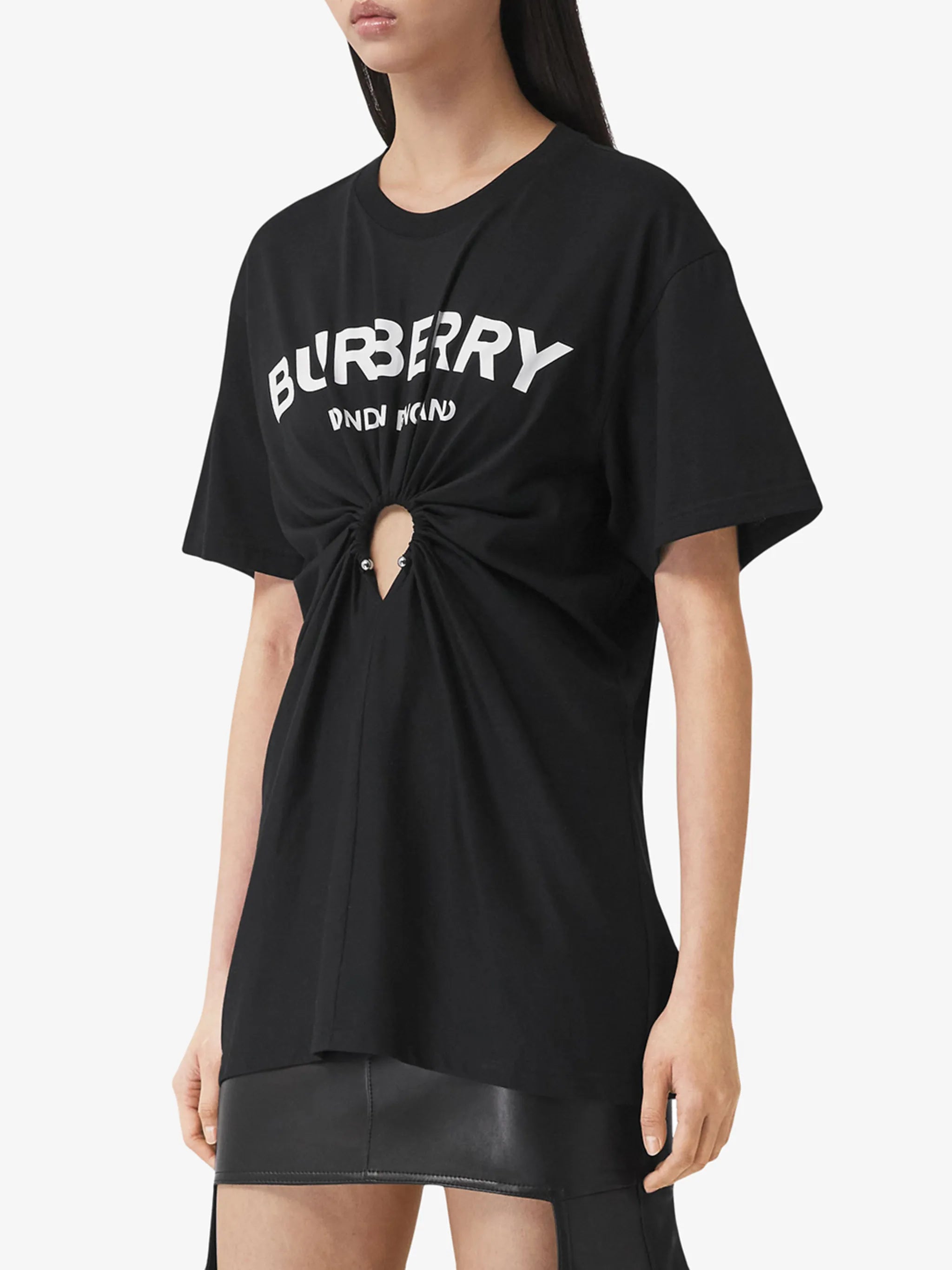 ring-detail T-shirt