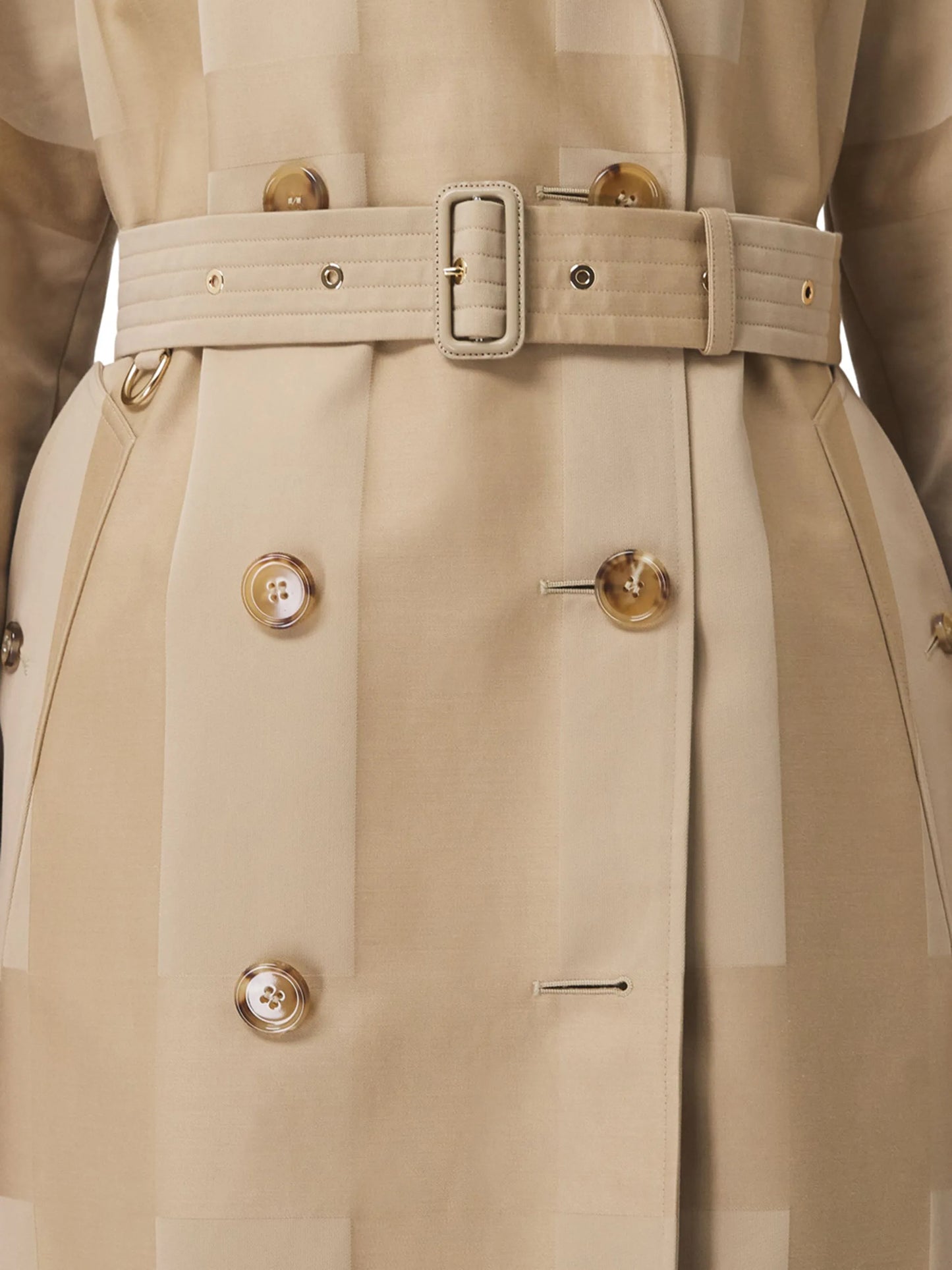 Waterloo checked trench coat