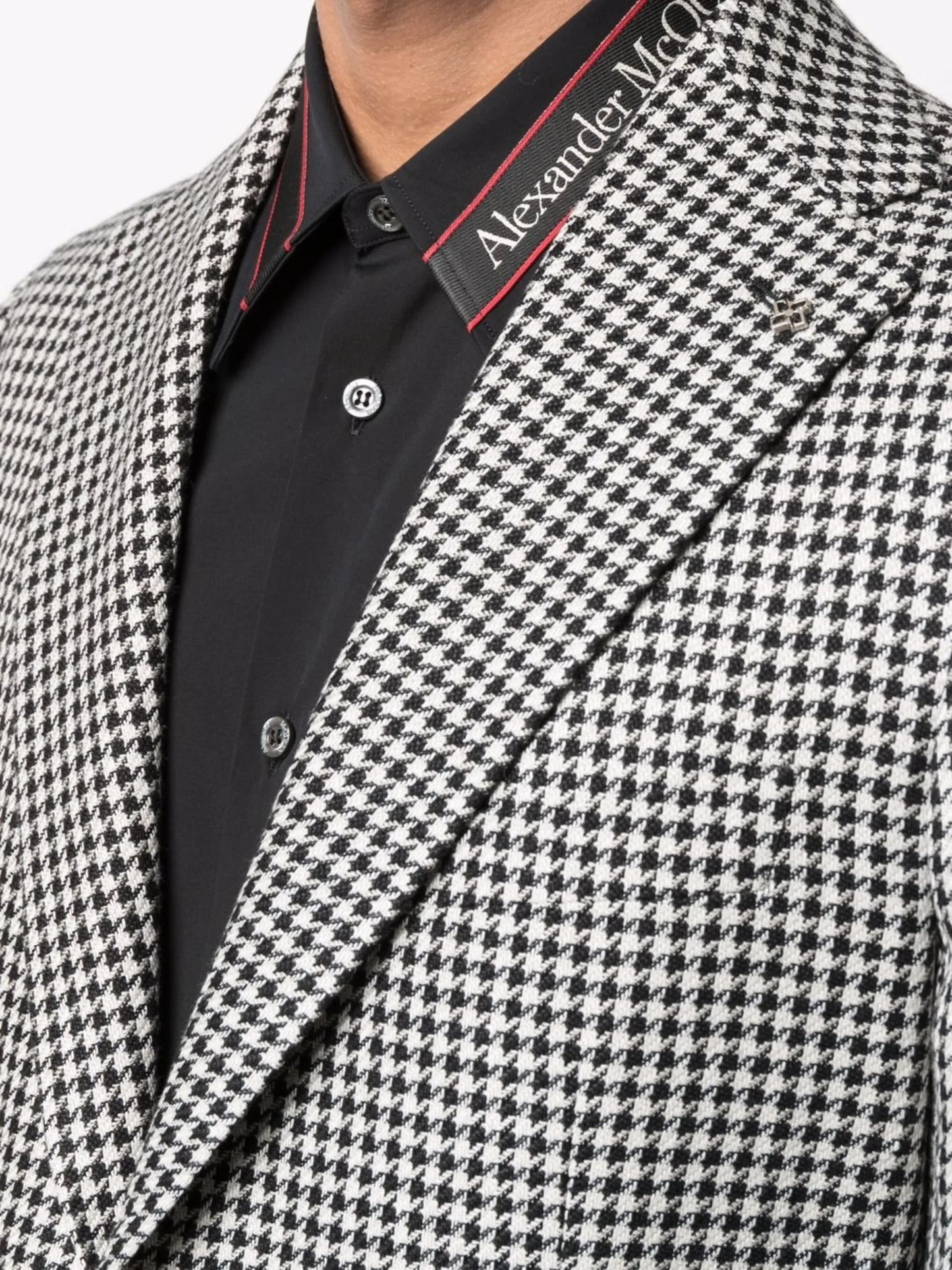 logo-tape long-sleeve shirt