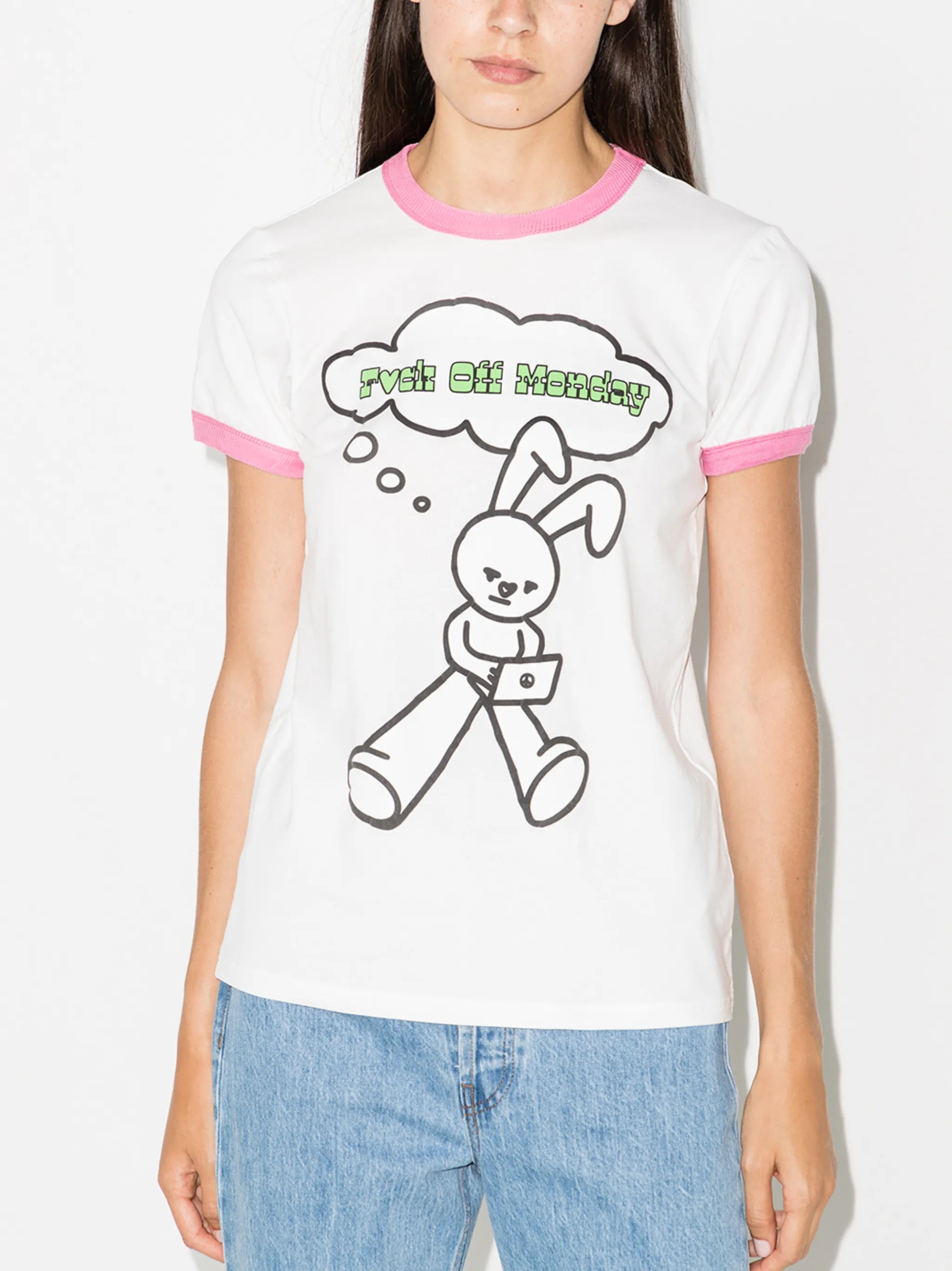 graphic-print cotton T-shirt
