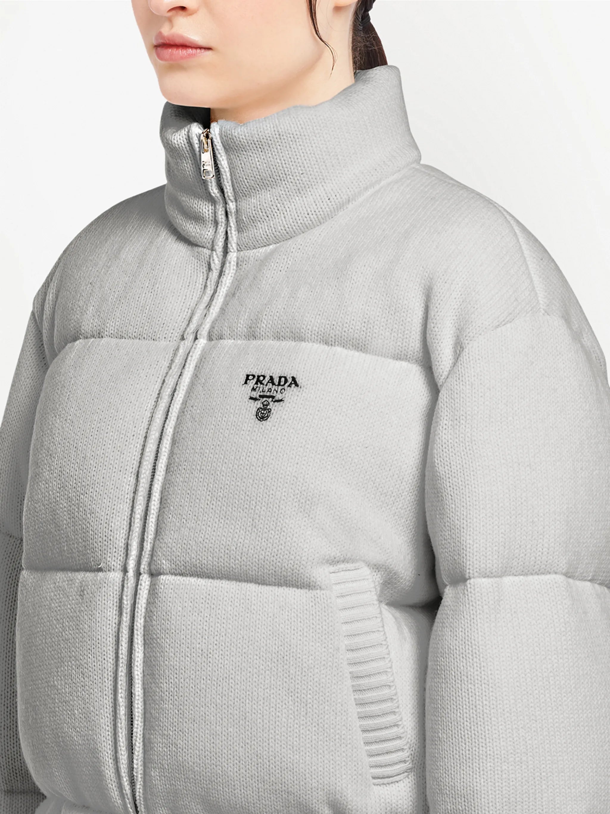 wool-cashmere puffer jacket