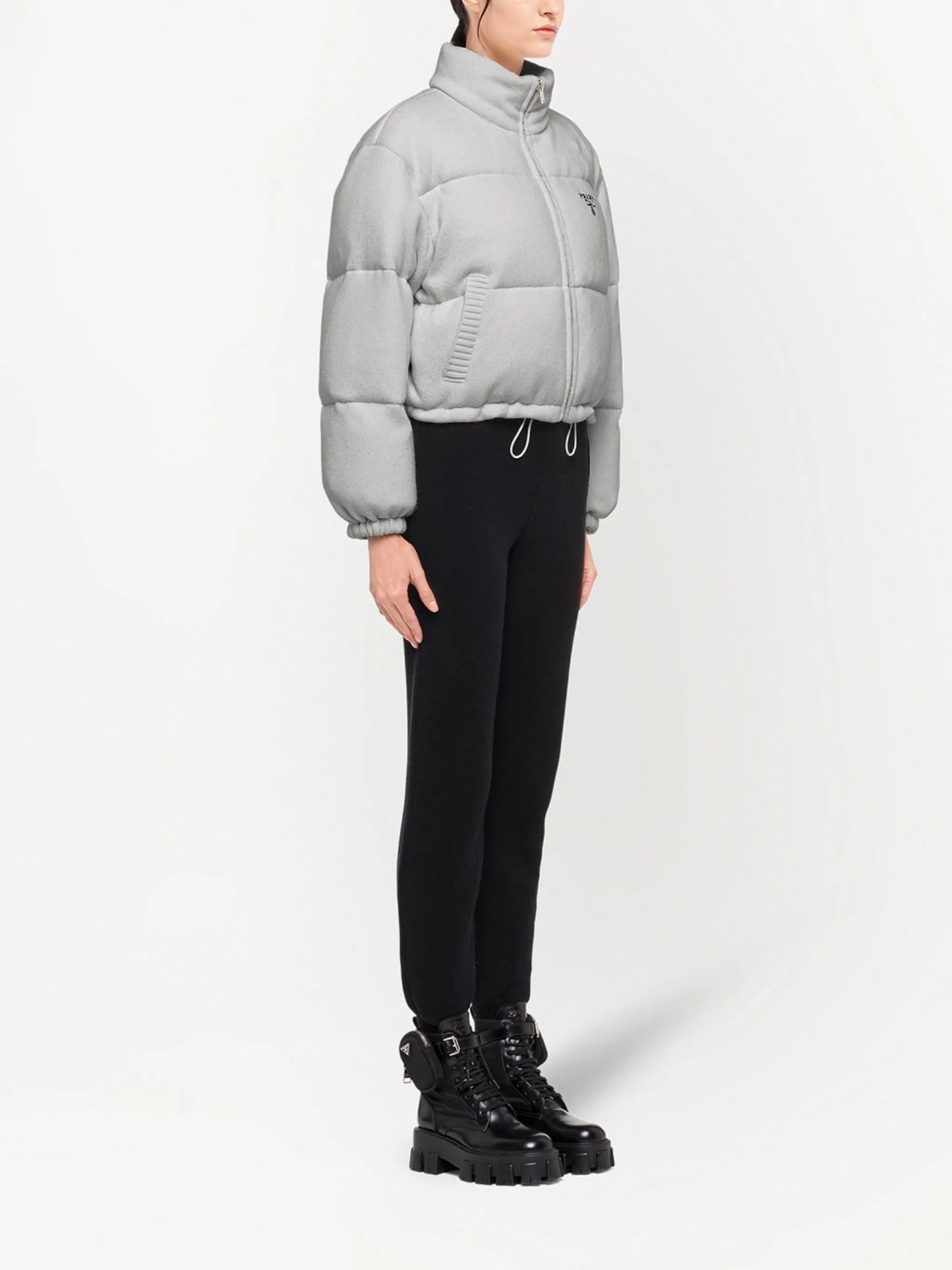 wool-cashmere puffer jacket