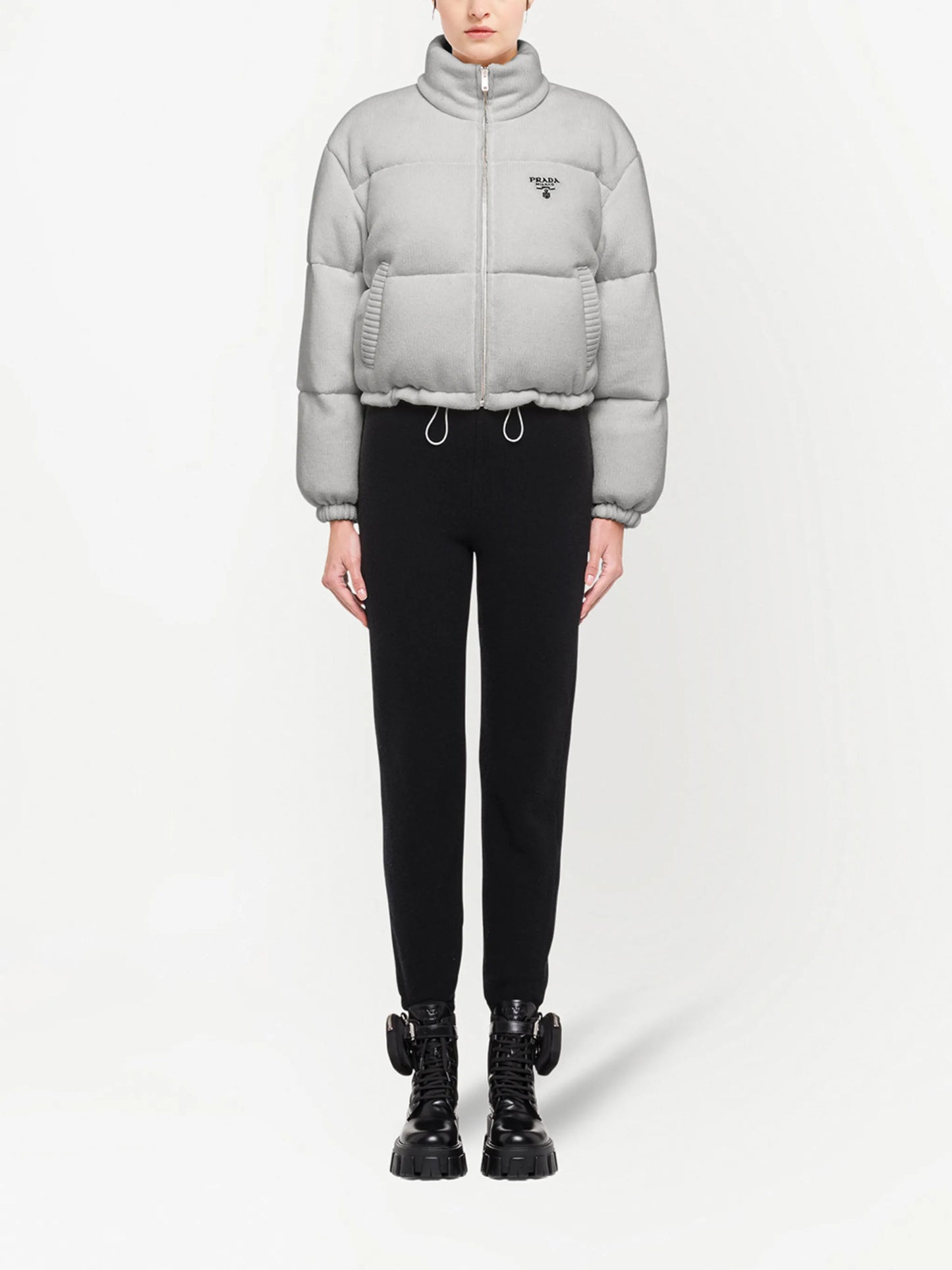 wool-cashmere puffer jacket