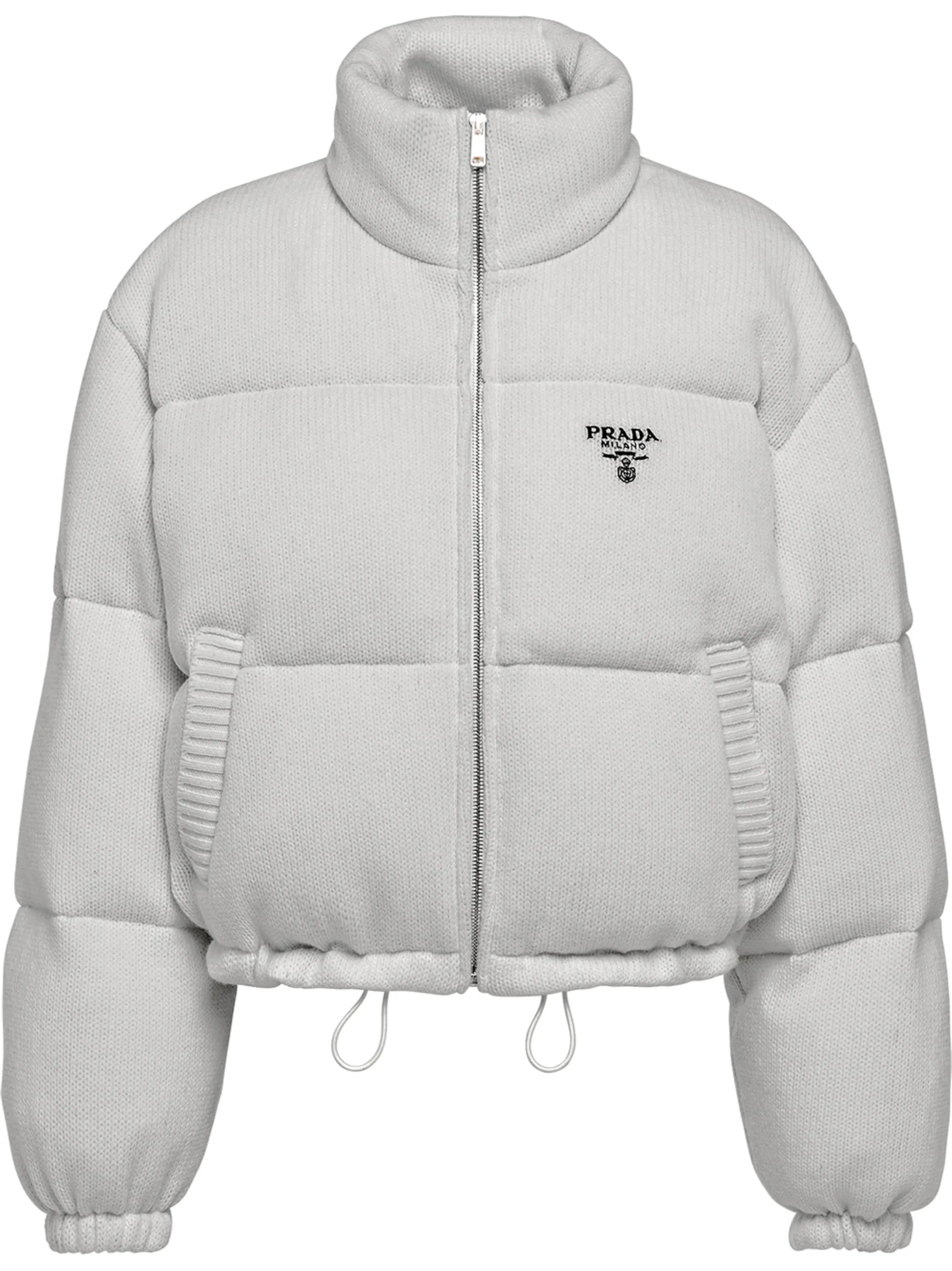 wool-cashmere puffer jacket