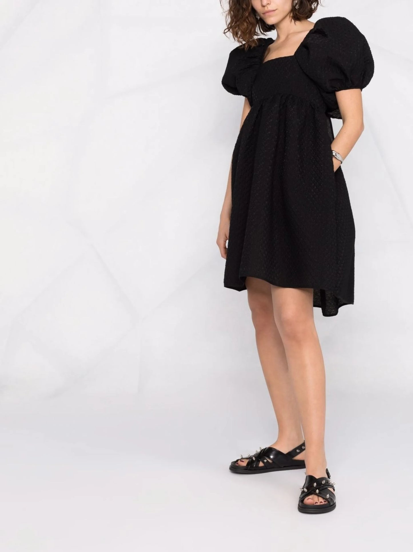 Tilde puff-sleeved dress