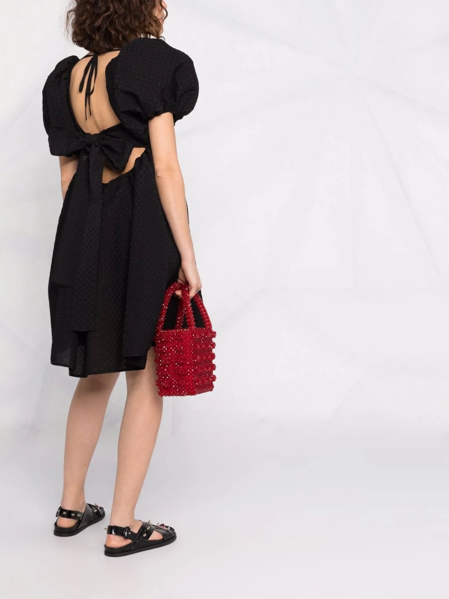 Tilde puff-sleeved dress
