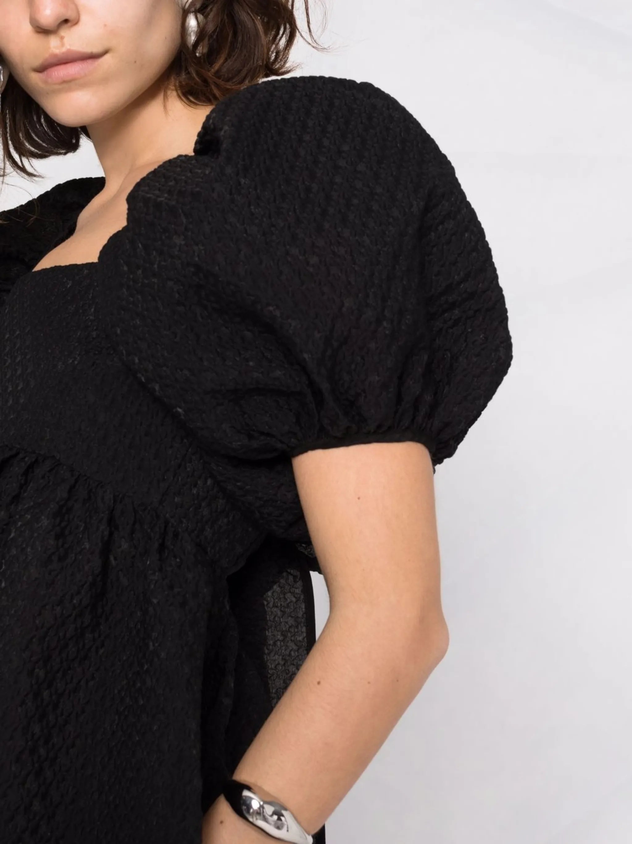 Tilde puff-sleeved dress