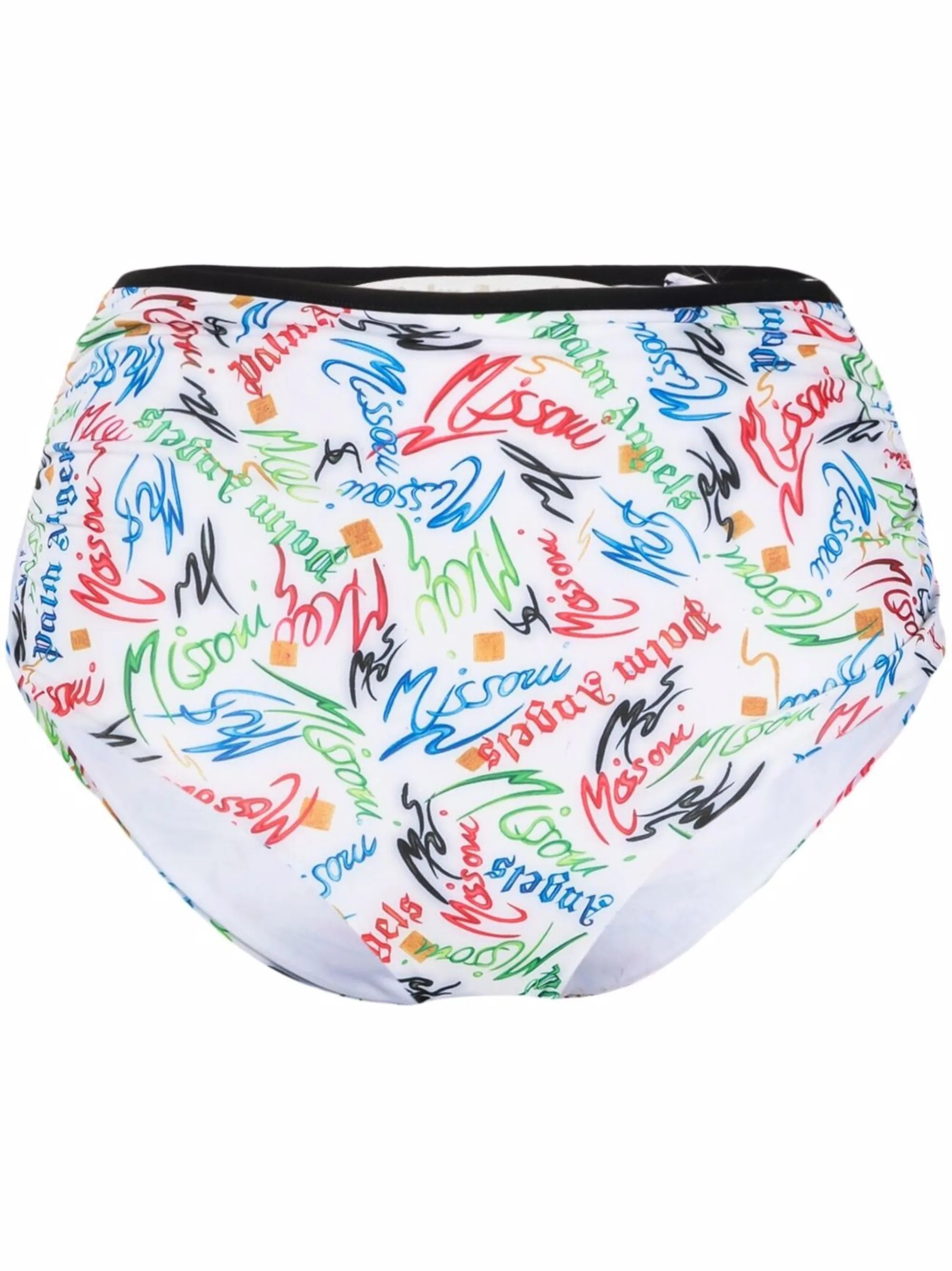 x Missoni Scribble-logo bikini bottoms