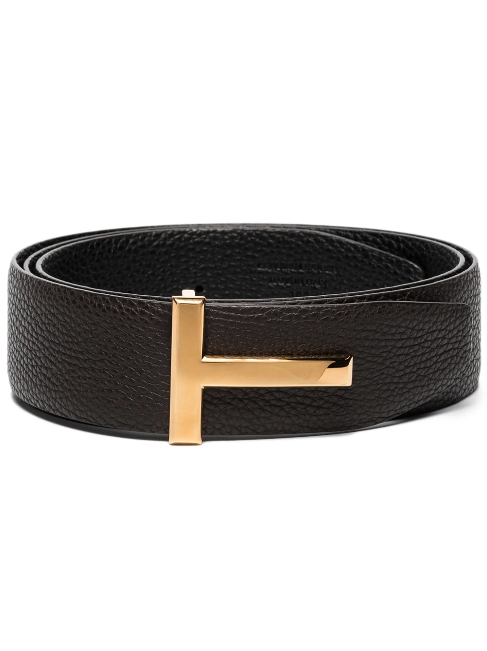 reversible T-buckle belt