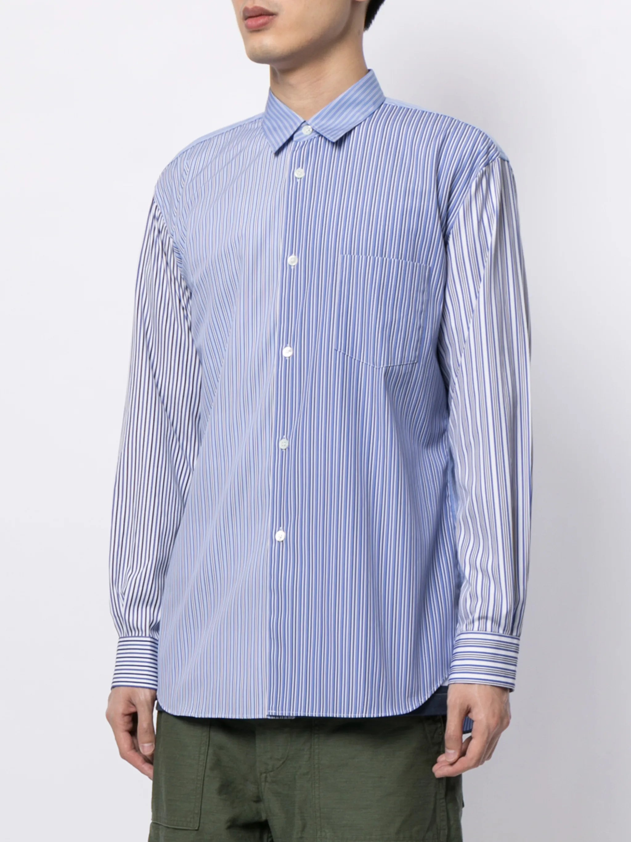 mix striped shirt