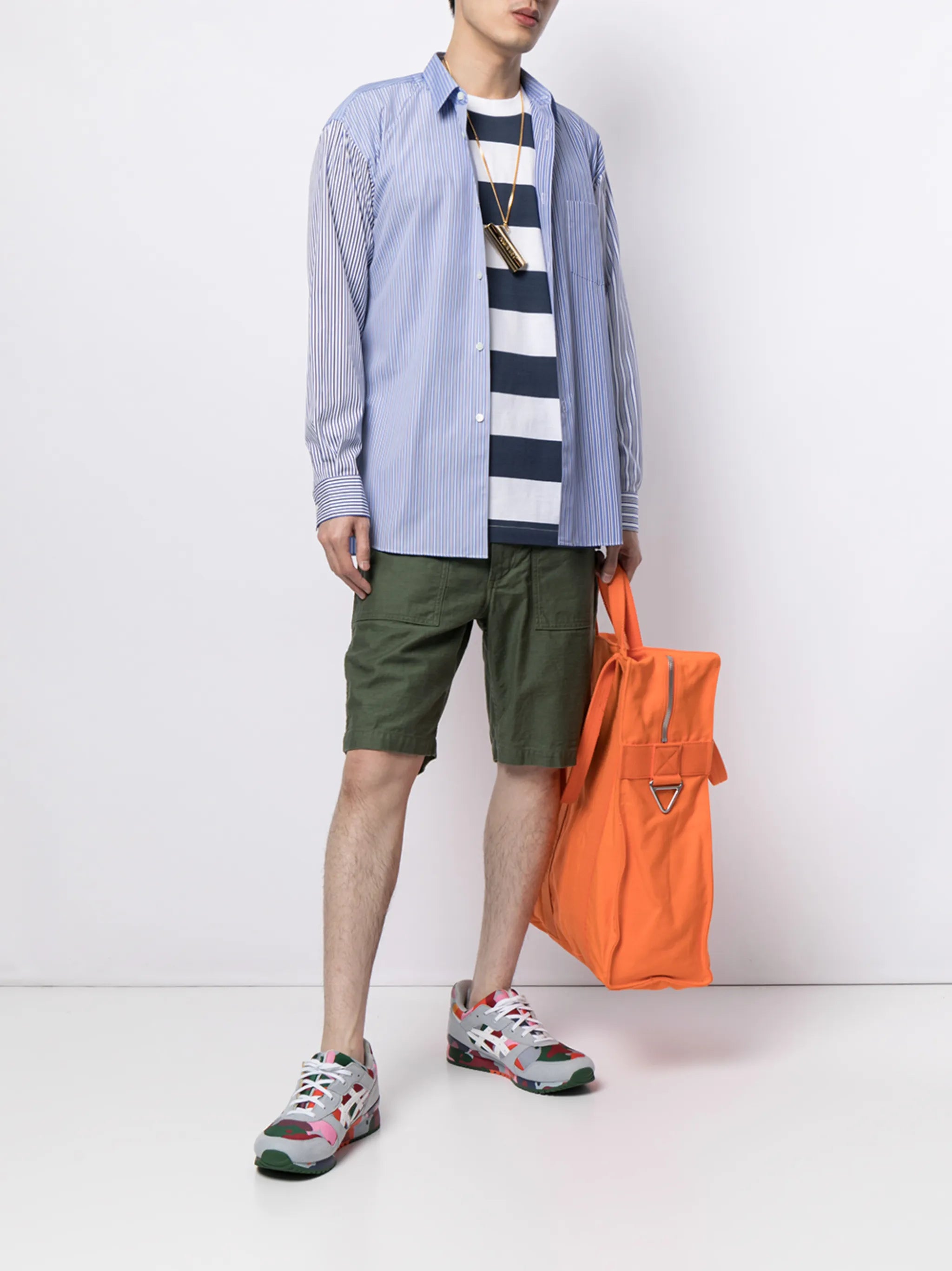 mix striped shirt