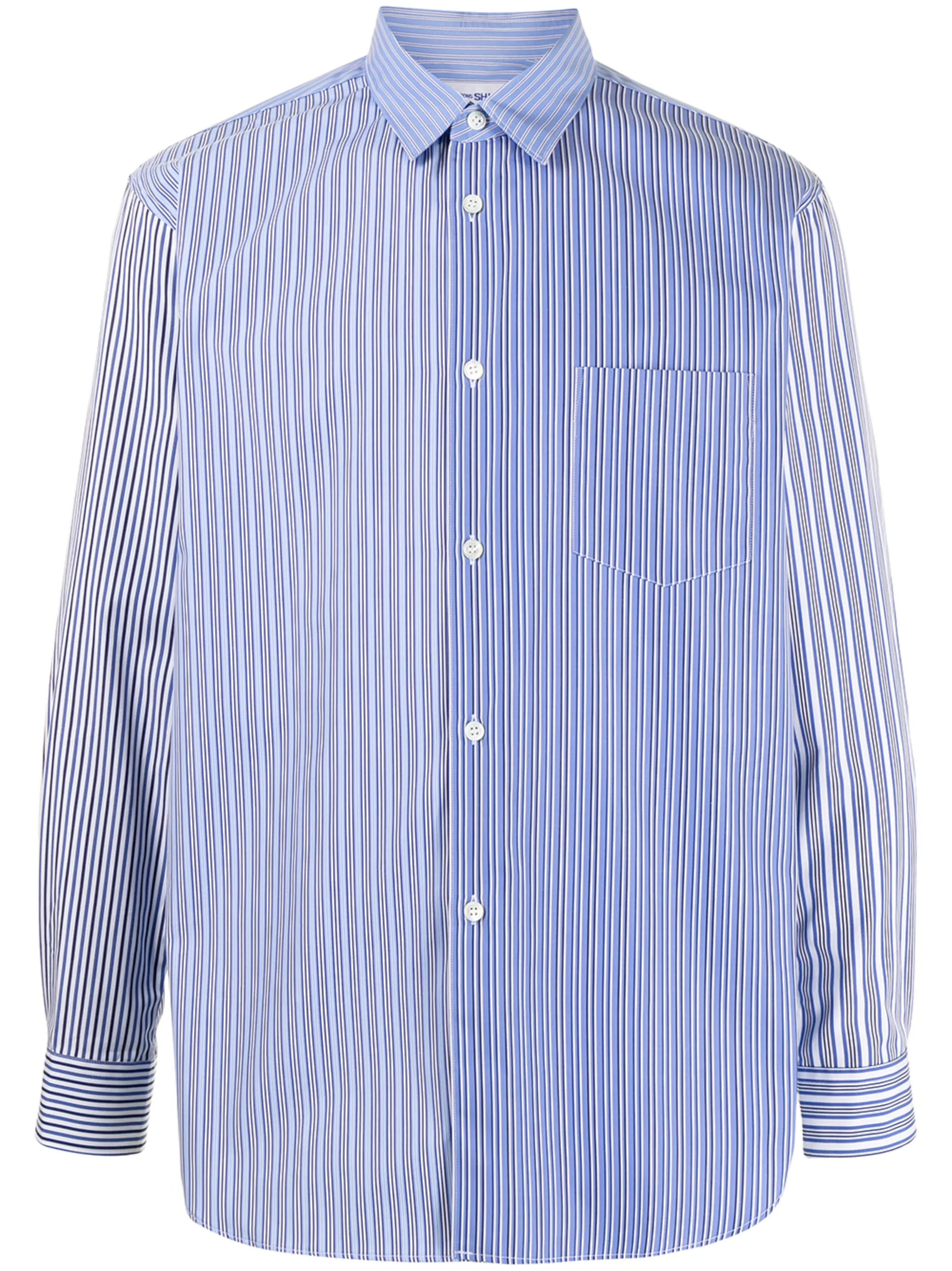mix striped shirt