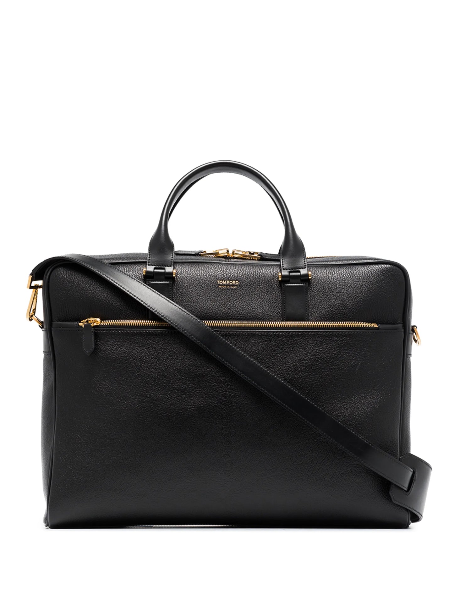 slim medium leather briefcase
