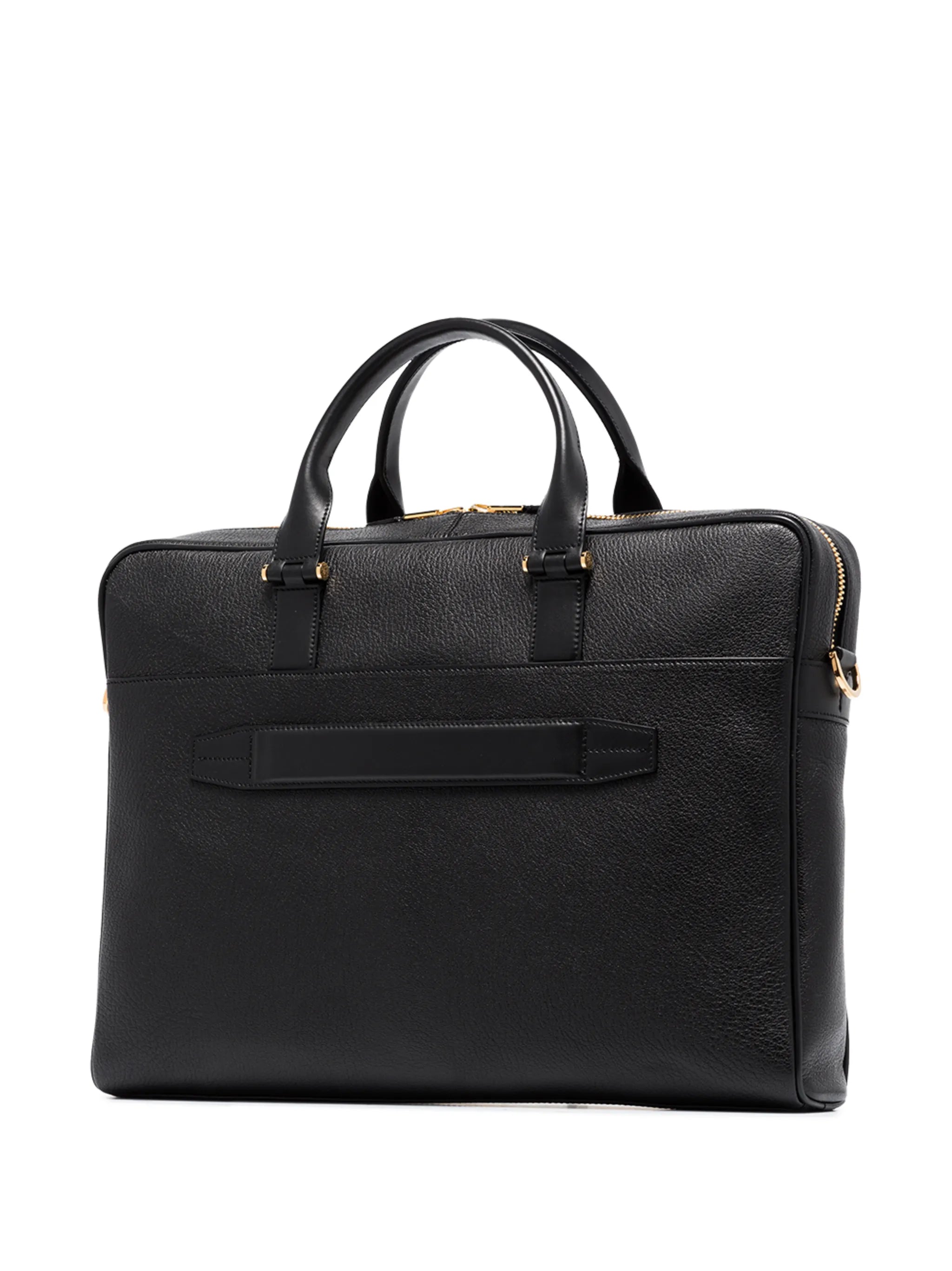 slim medium leather briefcase