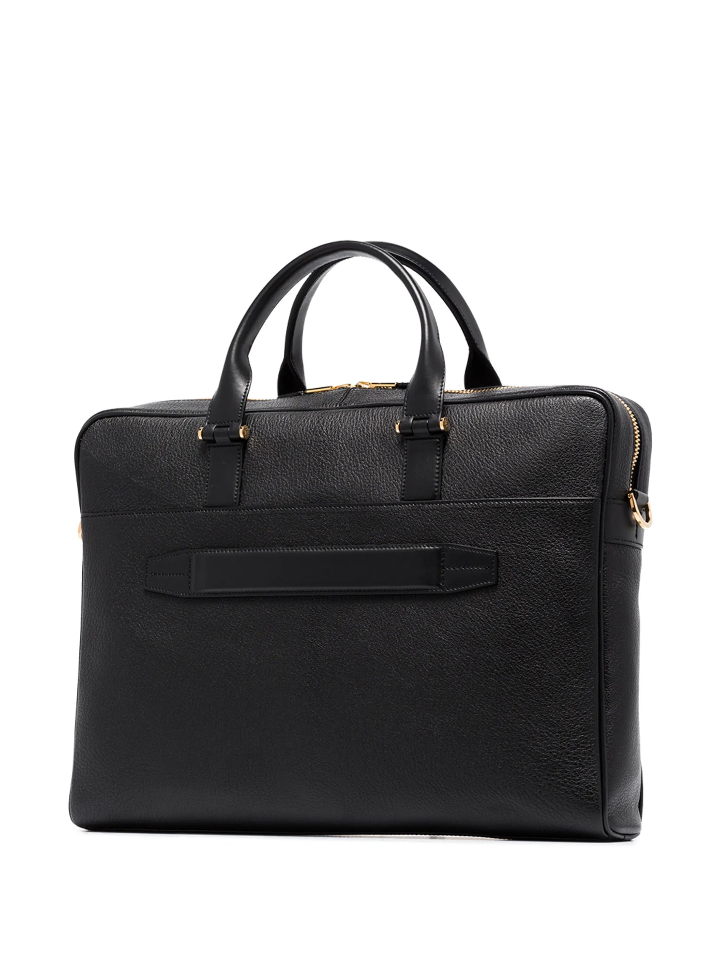 slim medium leather briefcase