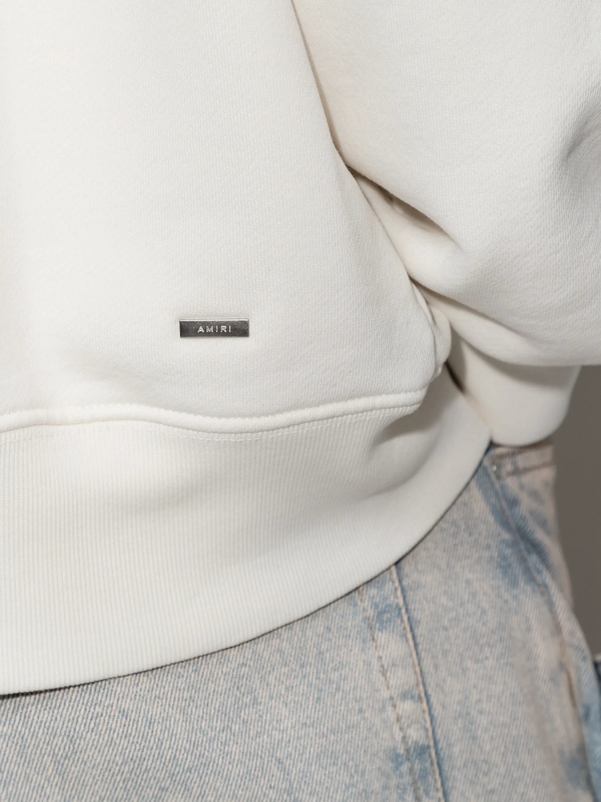 reverse bunny logo cotton sweatshirt