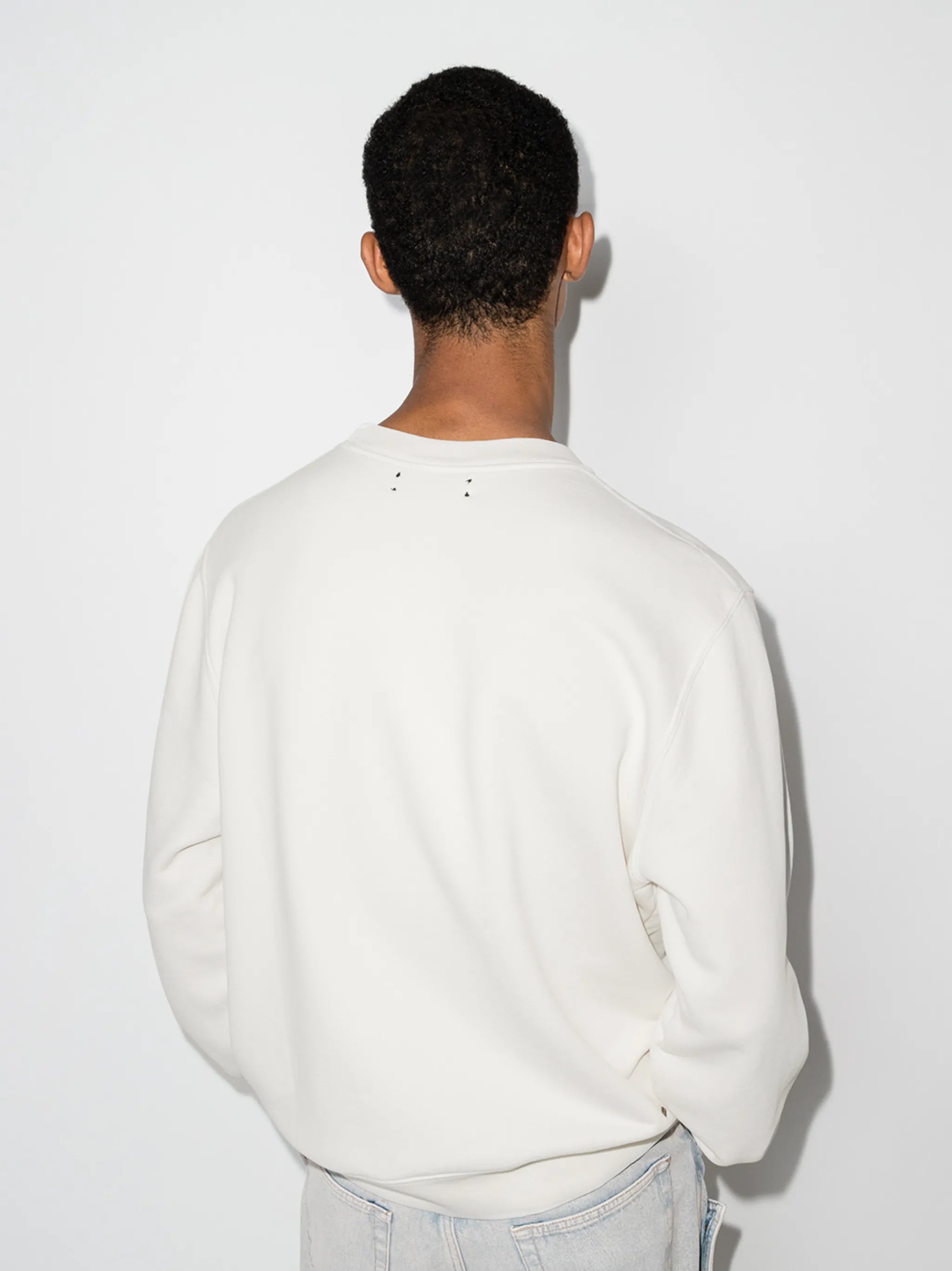reverse bunny logo cotton sweatshirt