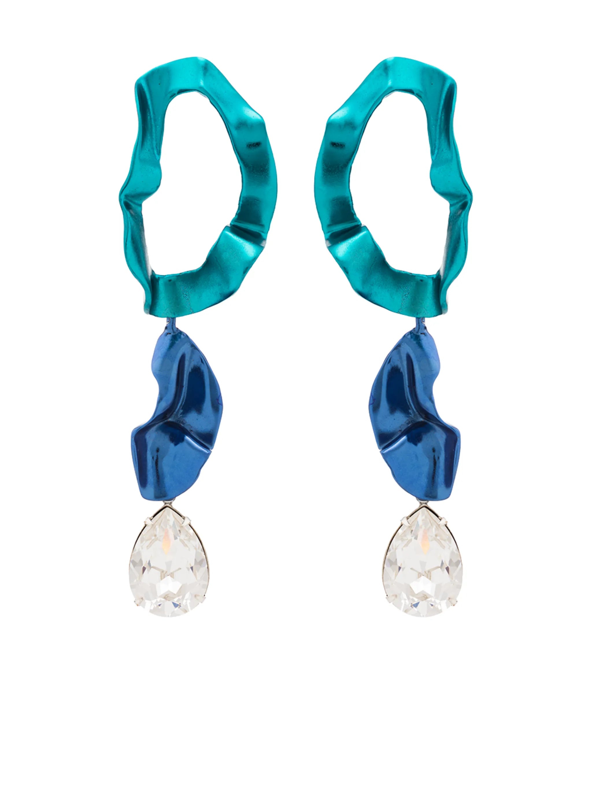 Inside Out drop earrings