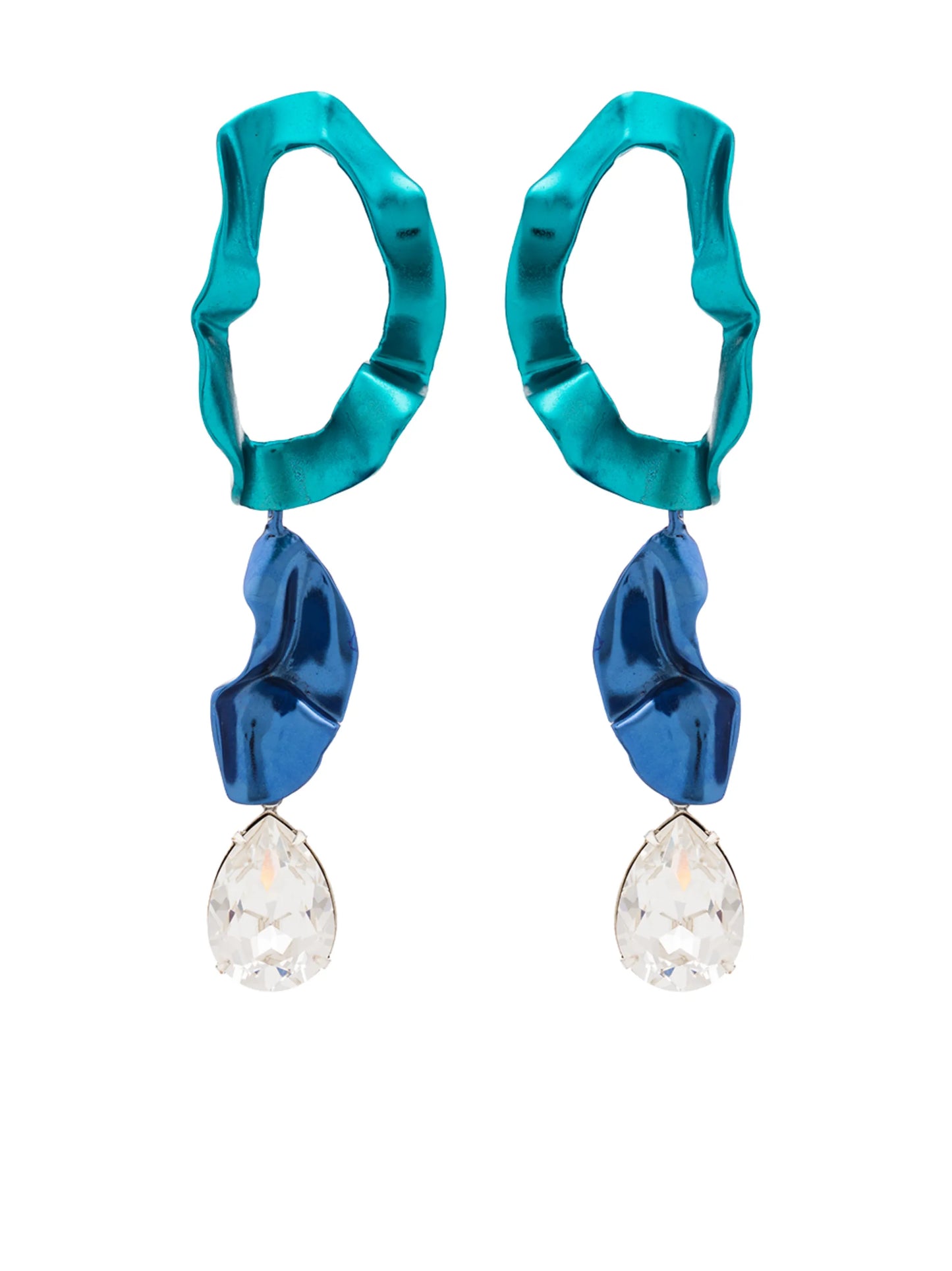 Inside Out drop earrings