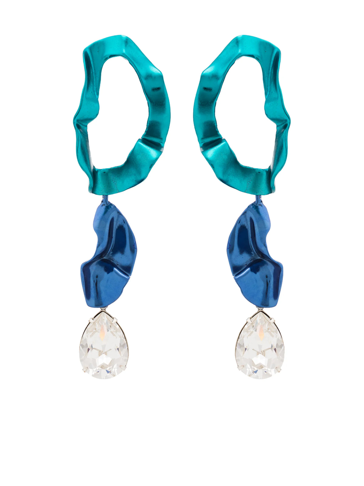 Inside Out drop earrings
