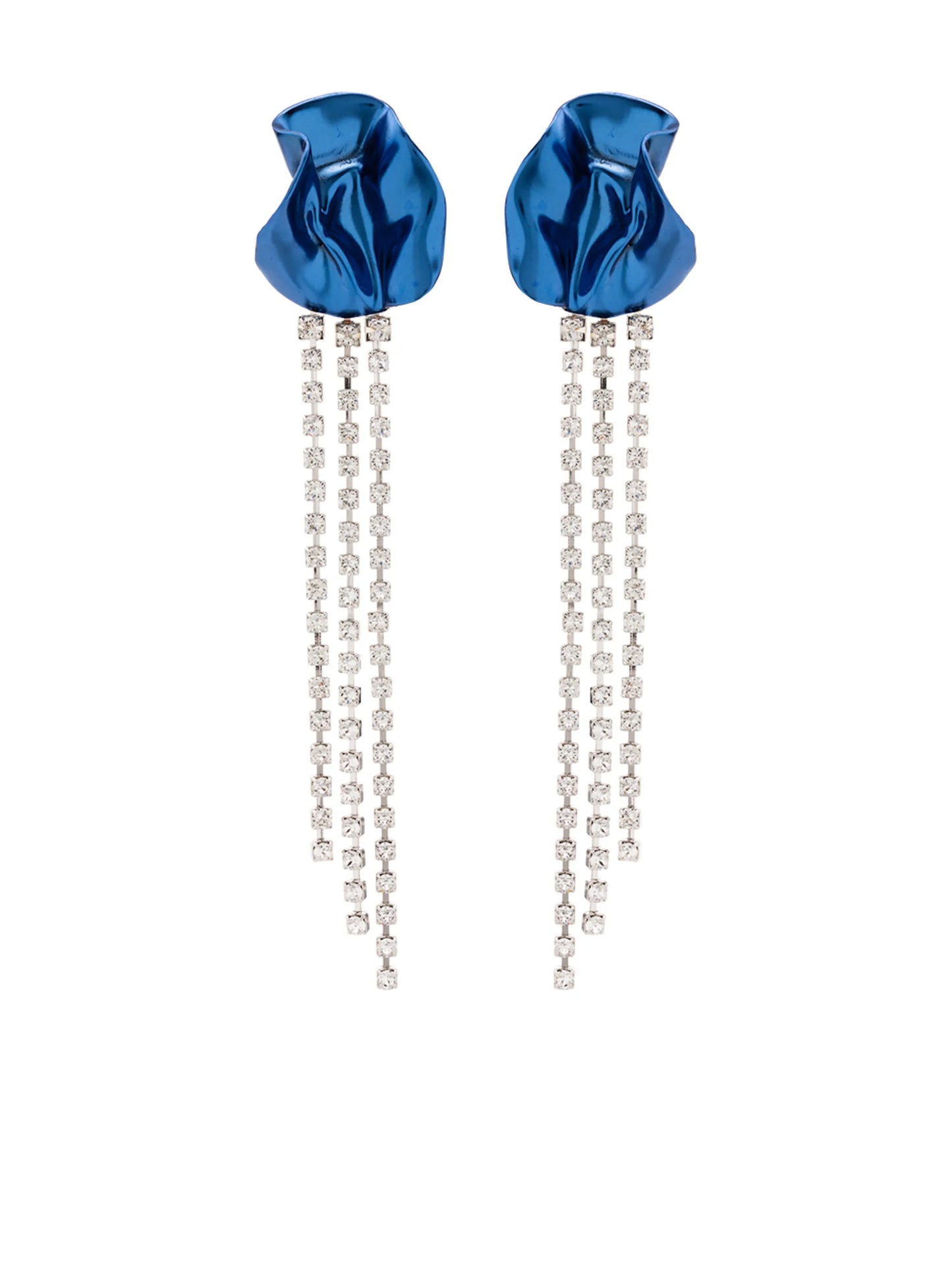 Georgia crystal-embellished drop earrings