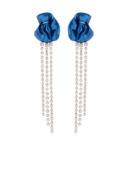 Georgia crystal-embellished drop earrings